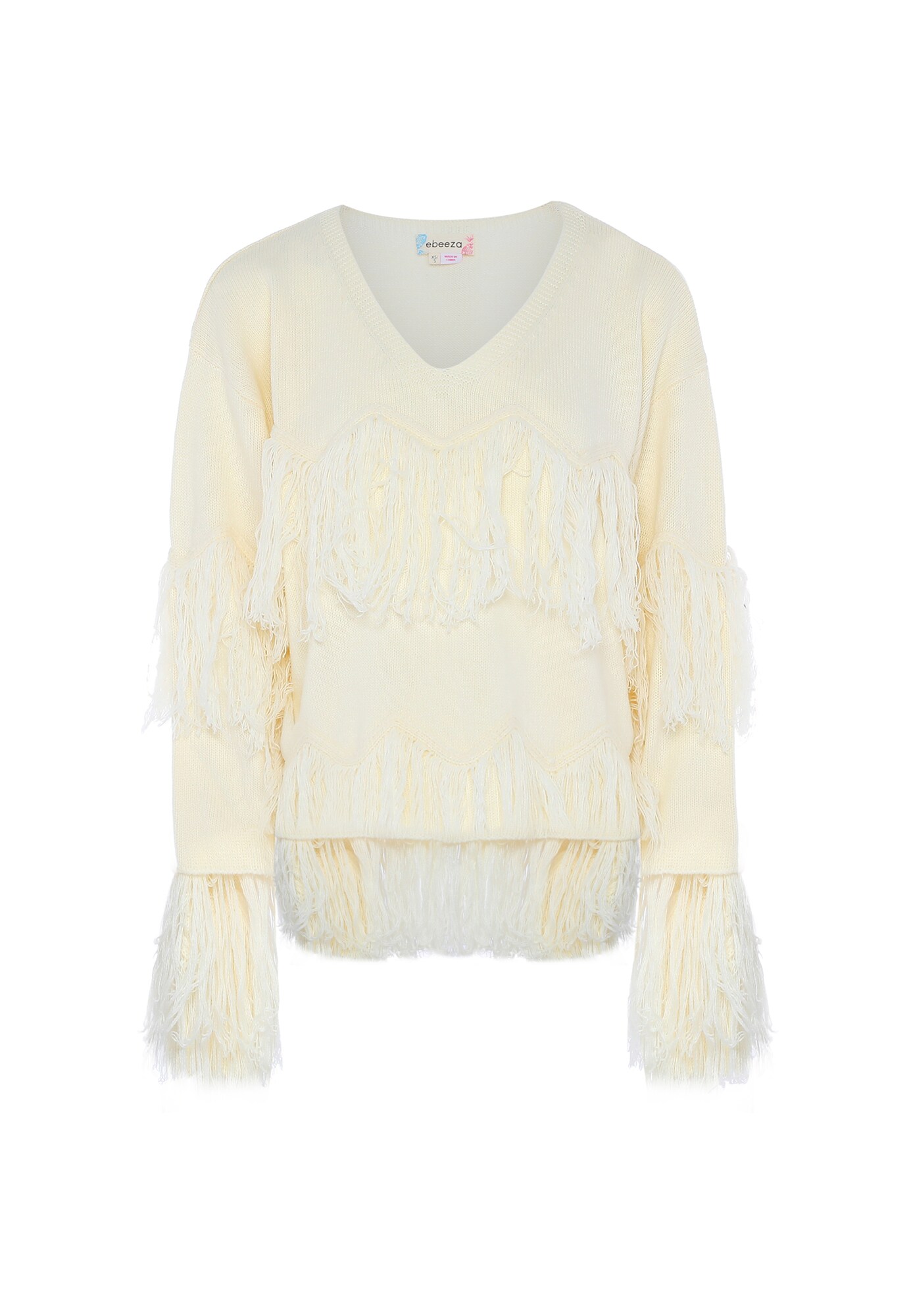 Ebeeza Jersey blanco lana