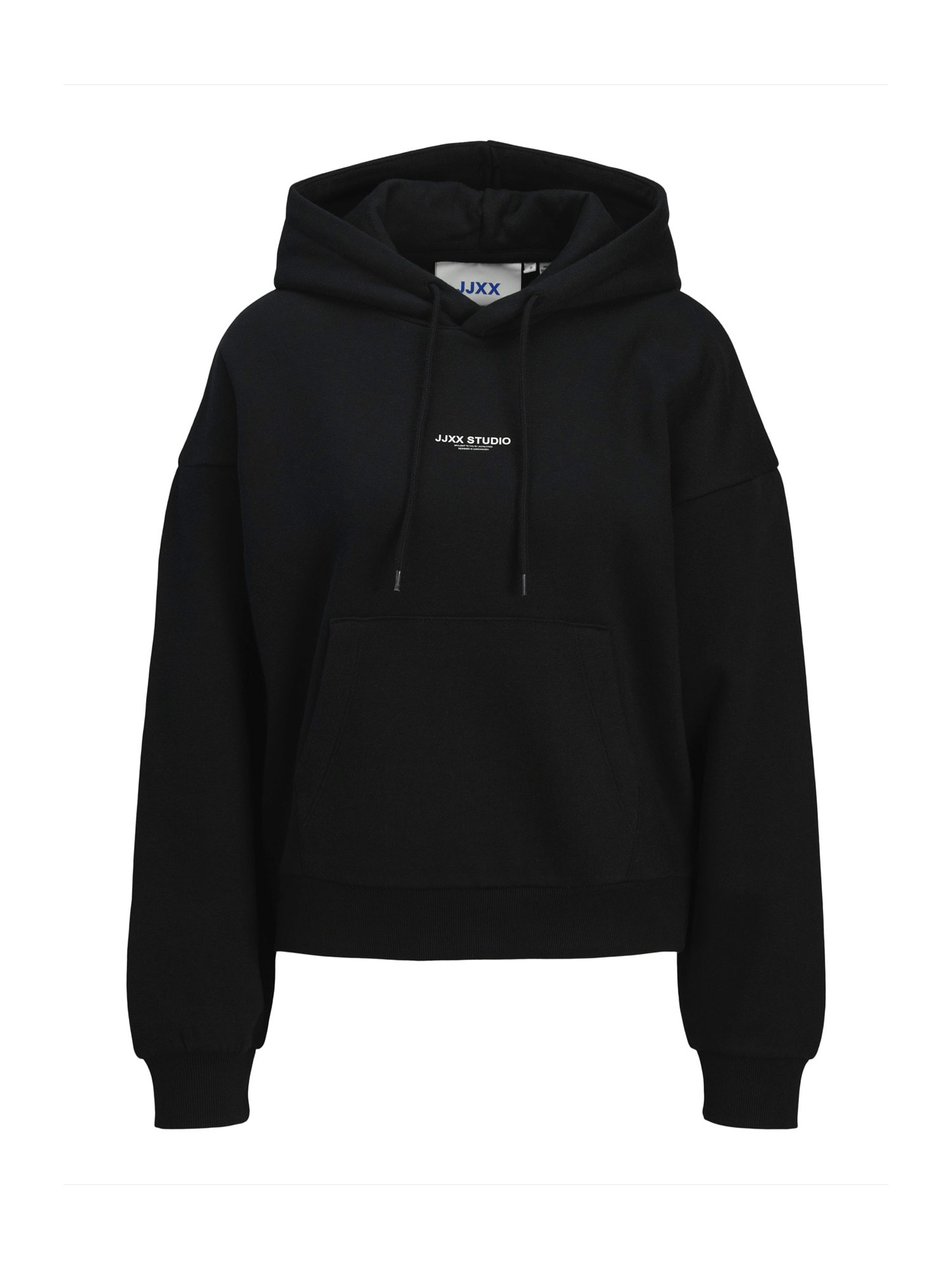 JJXX Bluză de molton JXStudio Vesterbro  negru / alb