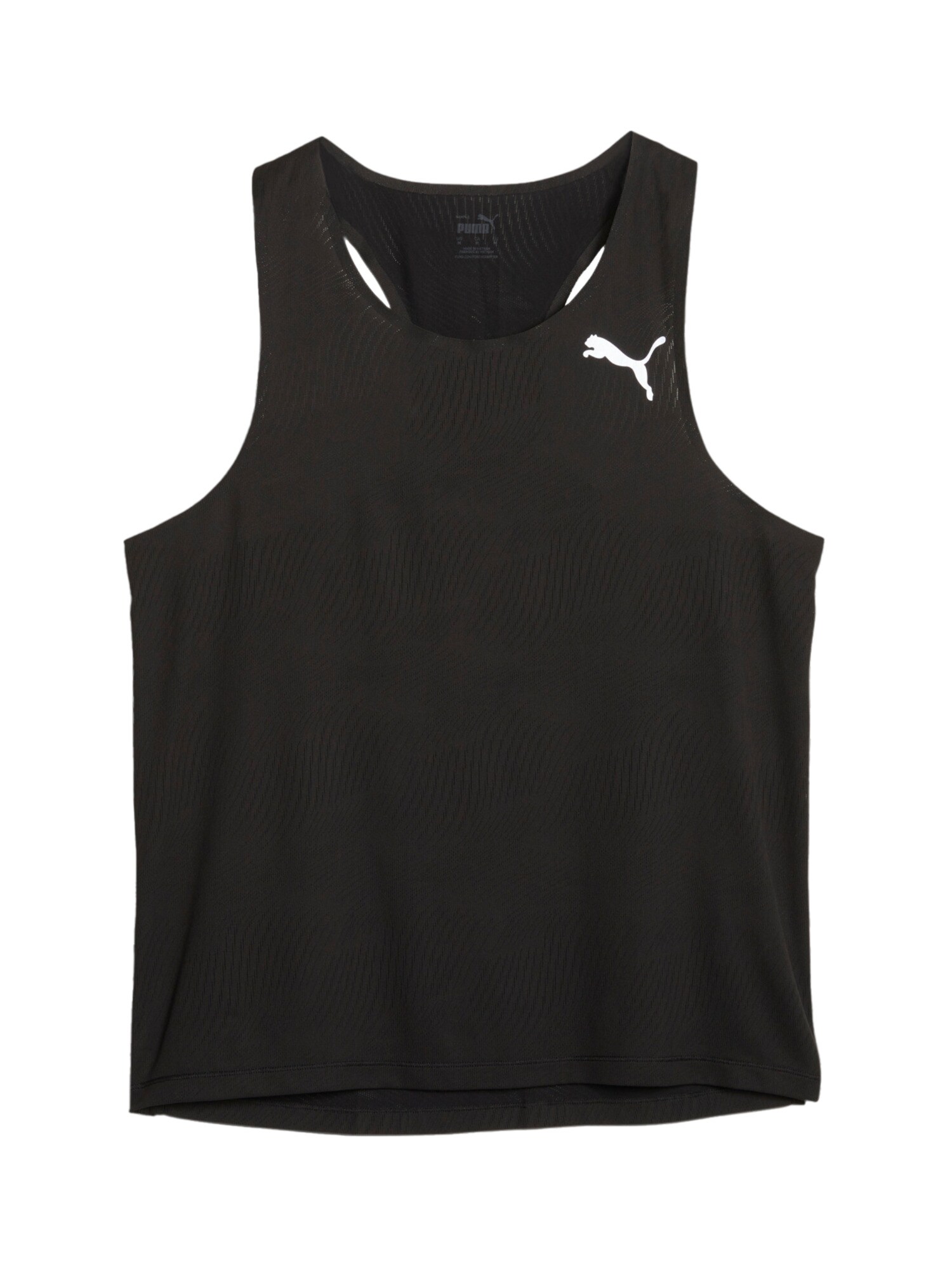 PUMA Tricou funcțional  negru / alb