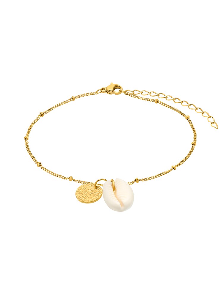 Heideman Fußkettchen 'Lexi' Damen Größe One Size gold / perlweiß