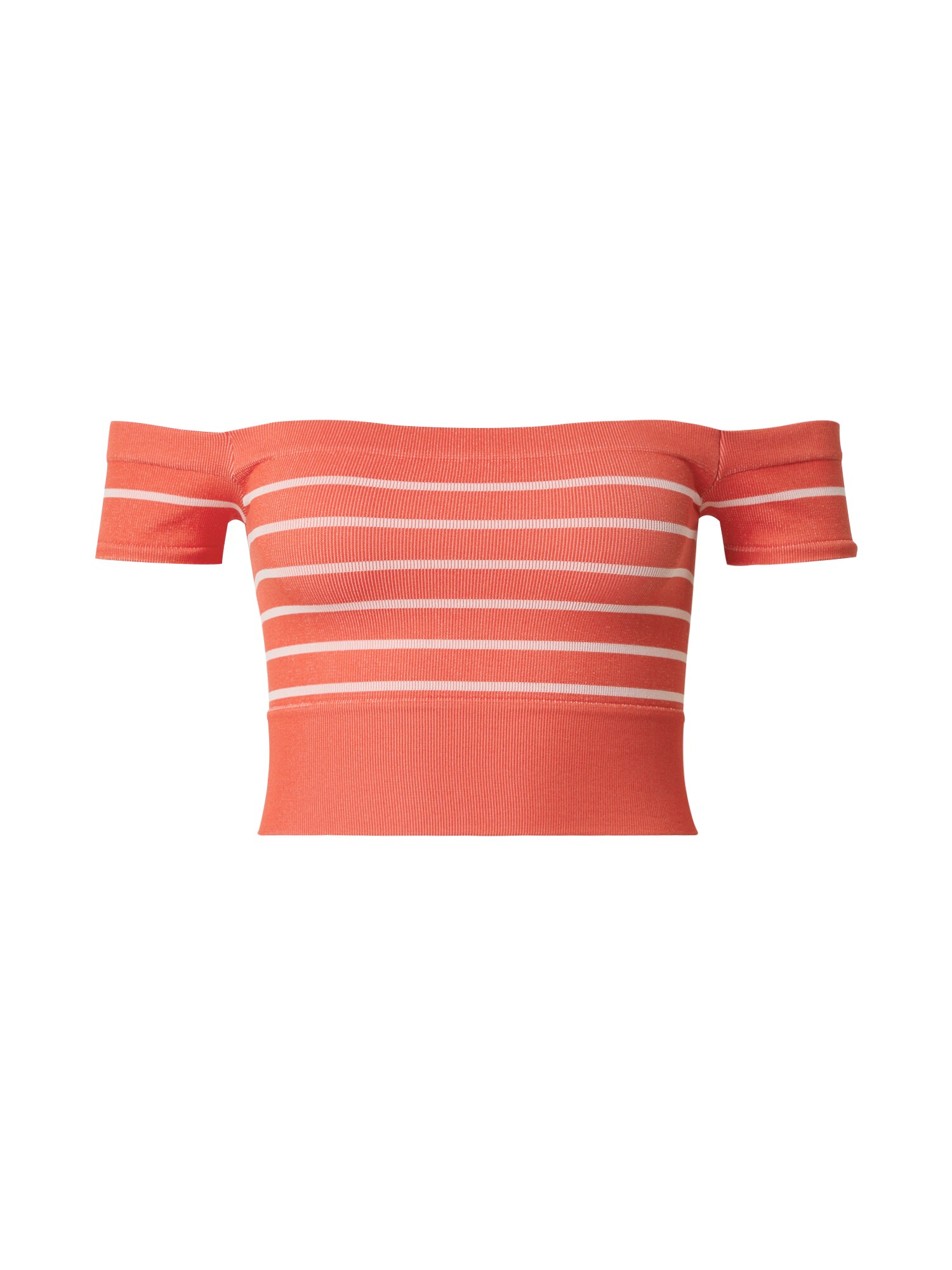 BDG Urban Outfitters Tričko  oranžovo červená / biela