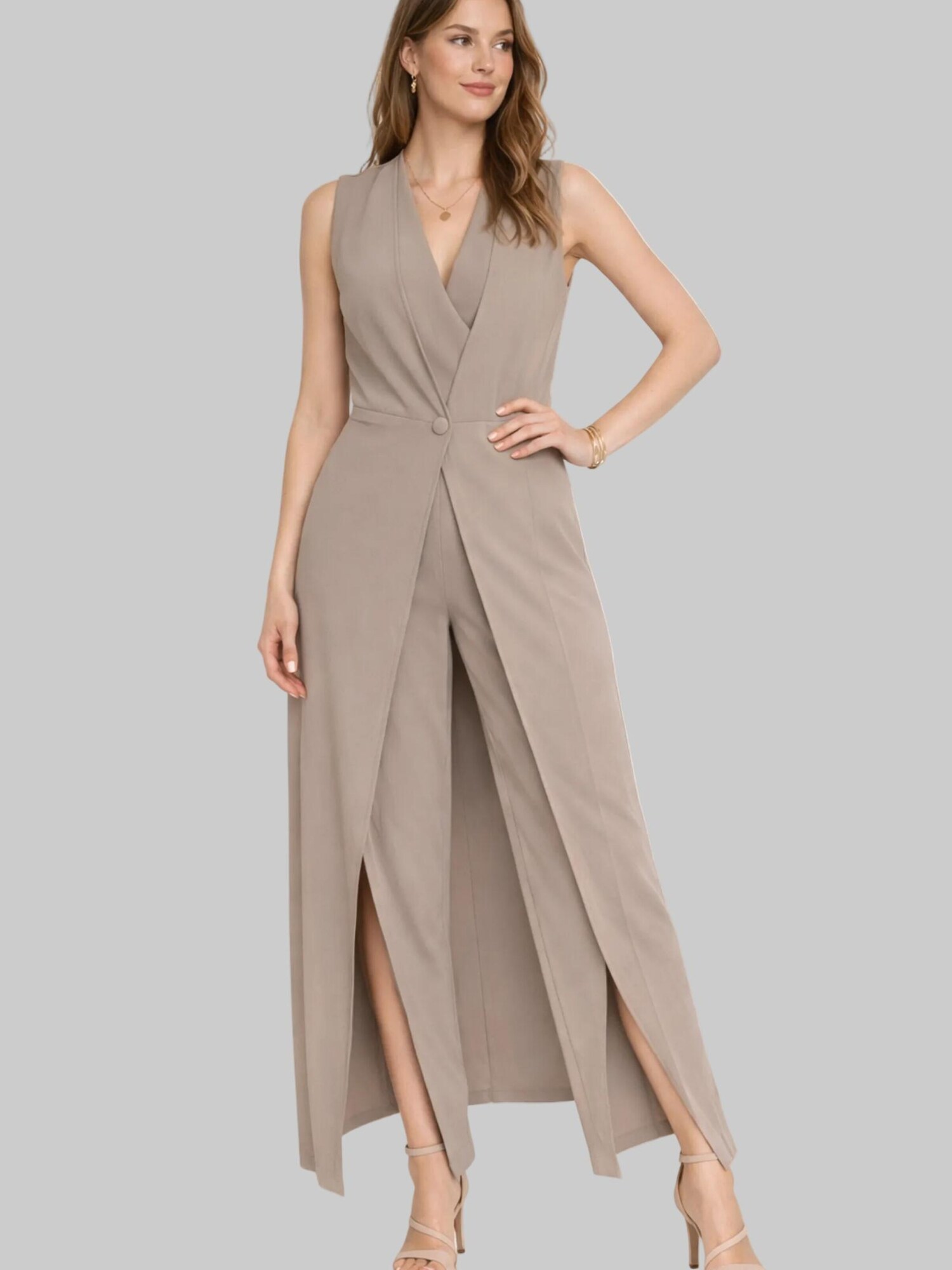 Madnezz House Jumpsuit  beige oscuro
