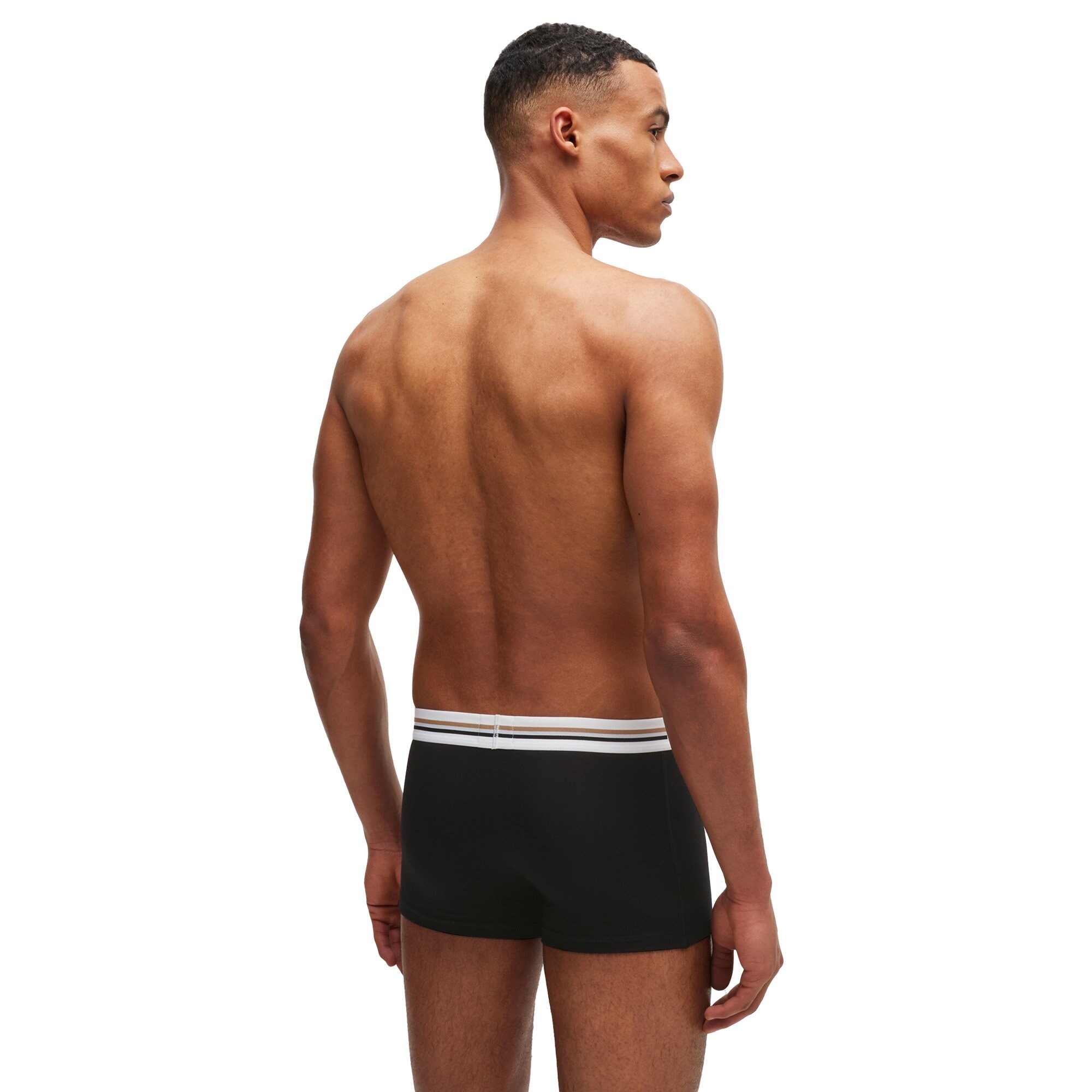 BOSS Calzoncillo boxer  beige oscuro / negro / blanco – imagen 4
