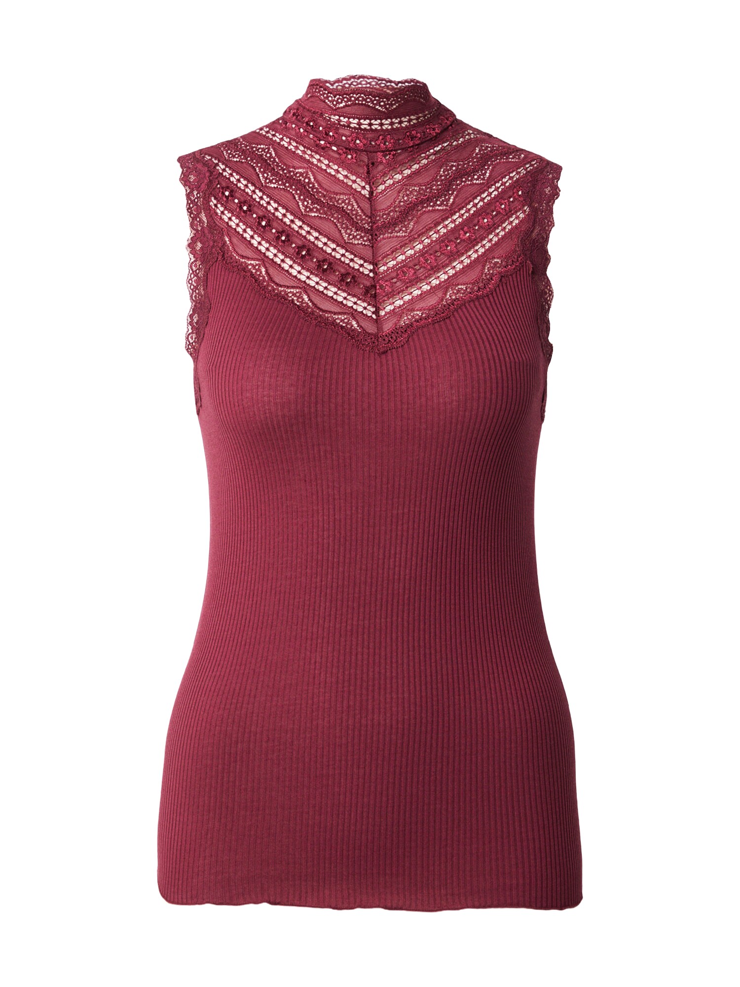 rosemunde Top roșu burgundy