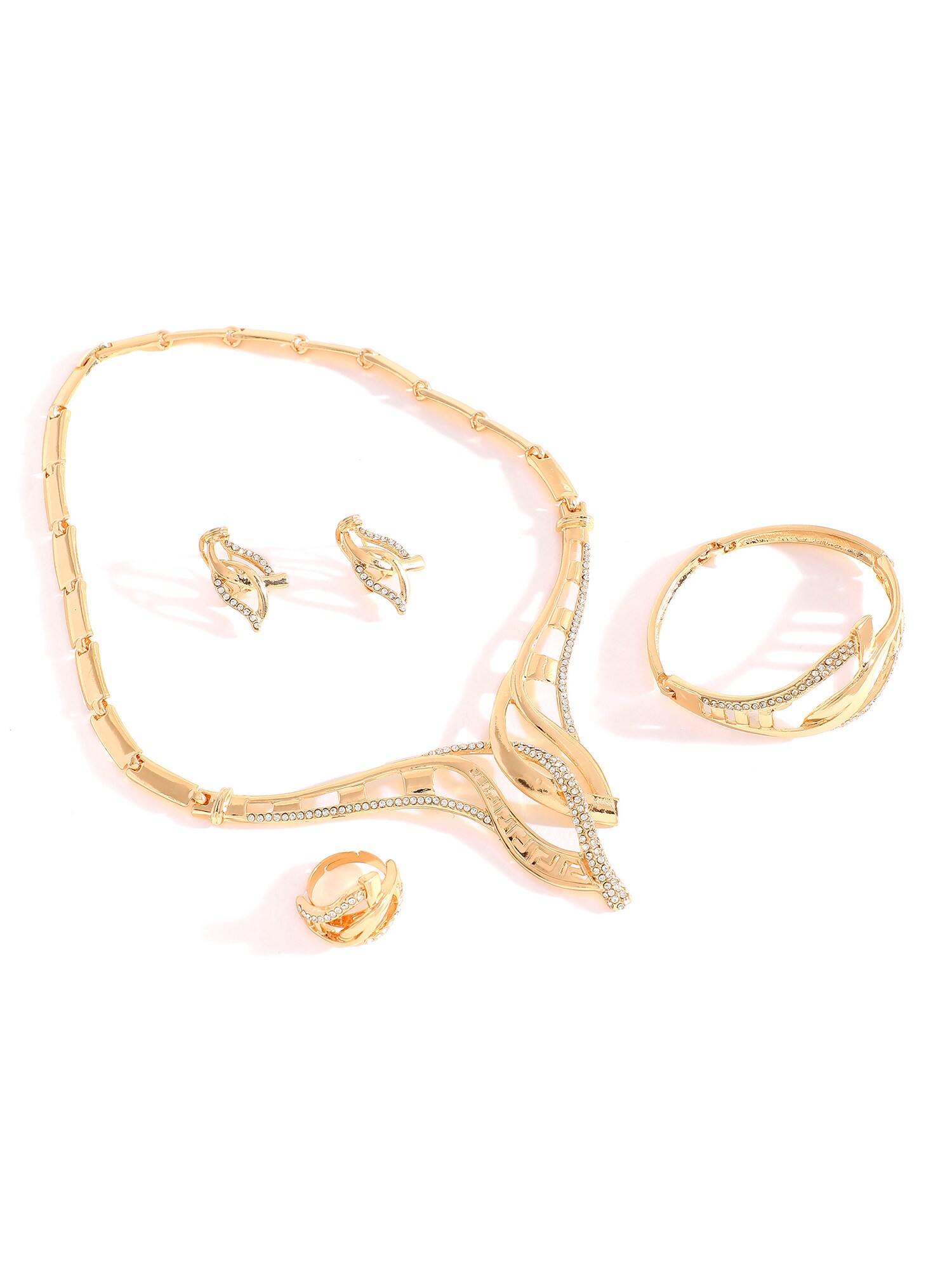 SOHI Set de bijuterii Neaha  auriu / argintiu