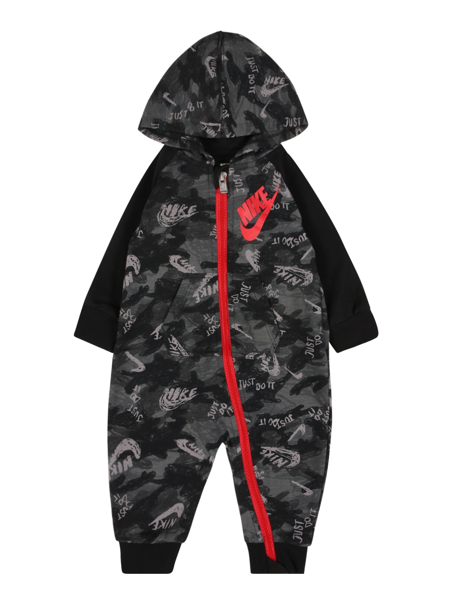 Nike Sportswear Kombinezonas  juoda / bazalto pilka / šviesiai pilka / granatų spalva