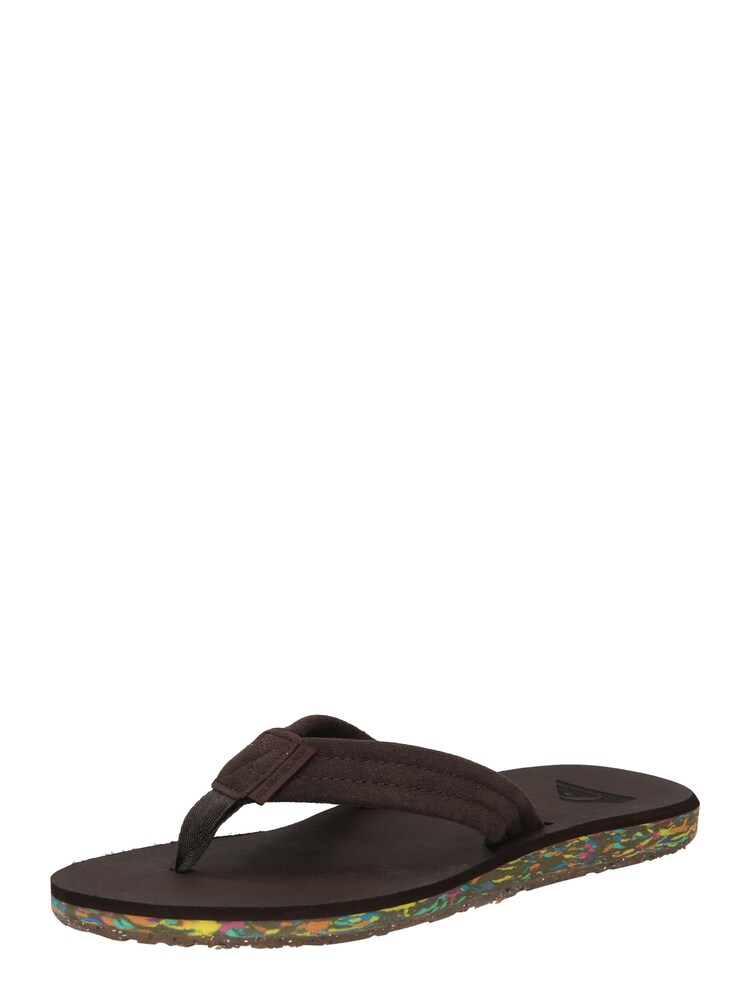 QUIKSILVER Zehentrenner 'Carver' Herren Größe 44/44.5 dunkelbraun