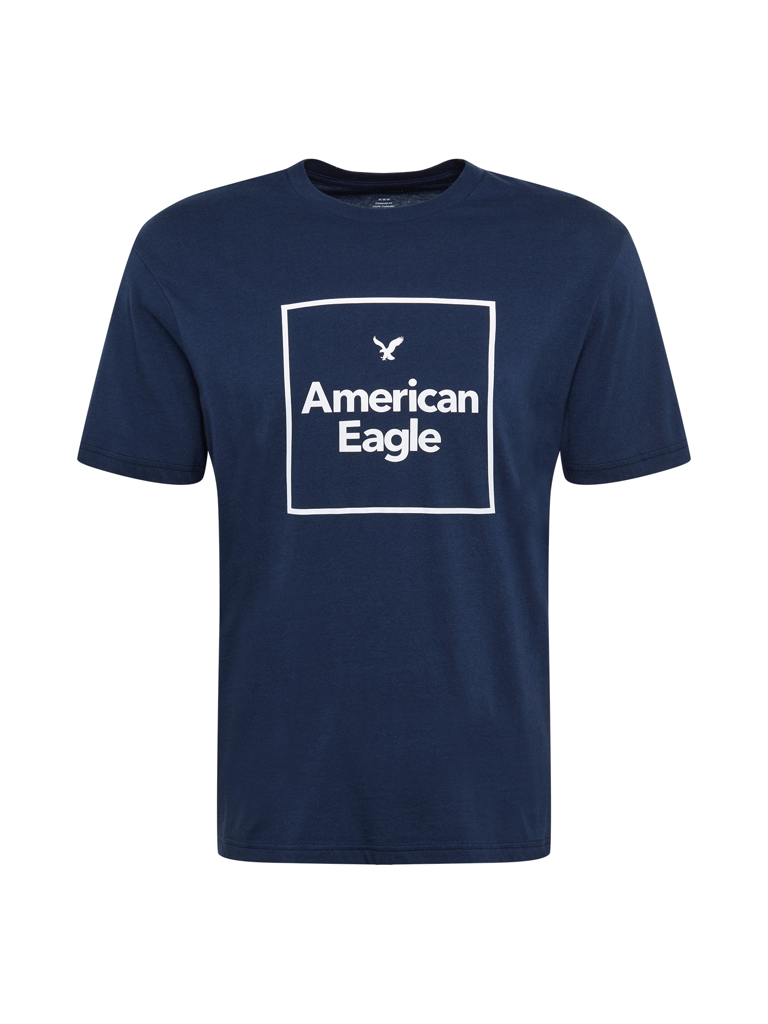 American Eagle Marškinėliai  tamsiai mėlyna / balta