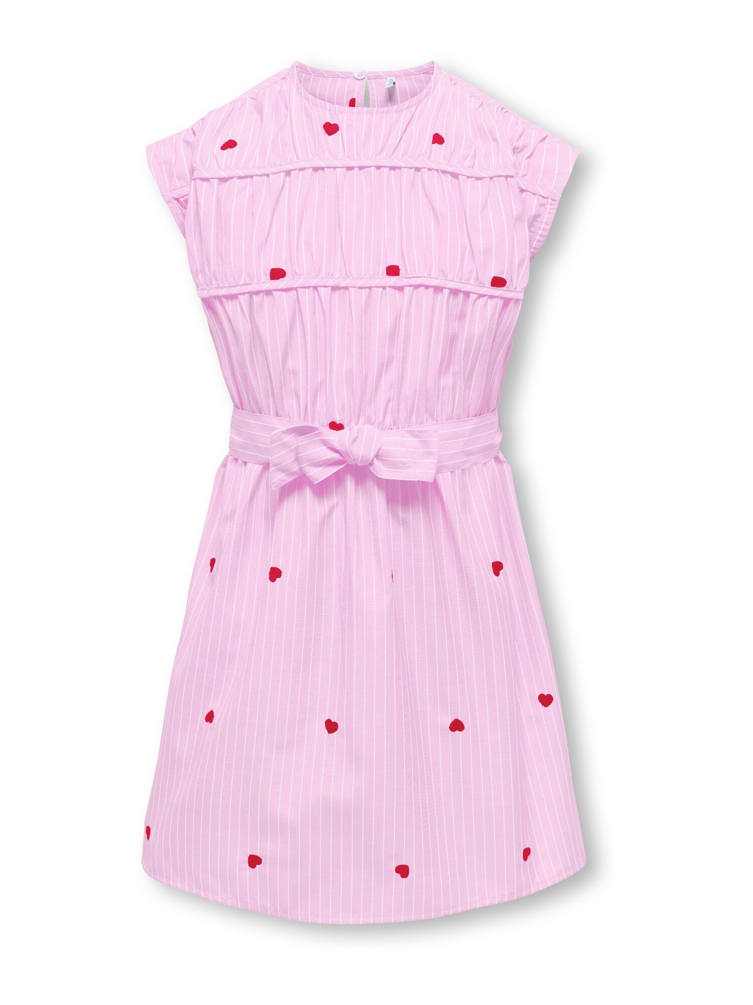 ONLY GIRLS Rochie 'KOGNEW LINA'  roz / roșu