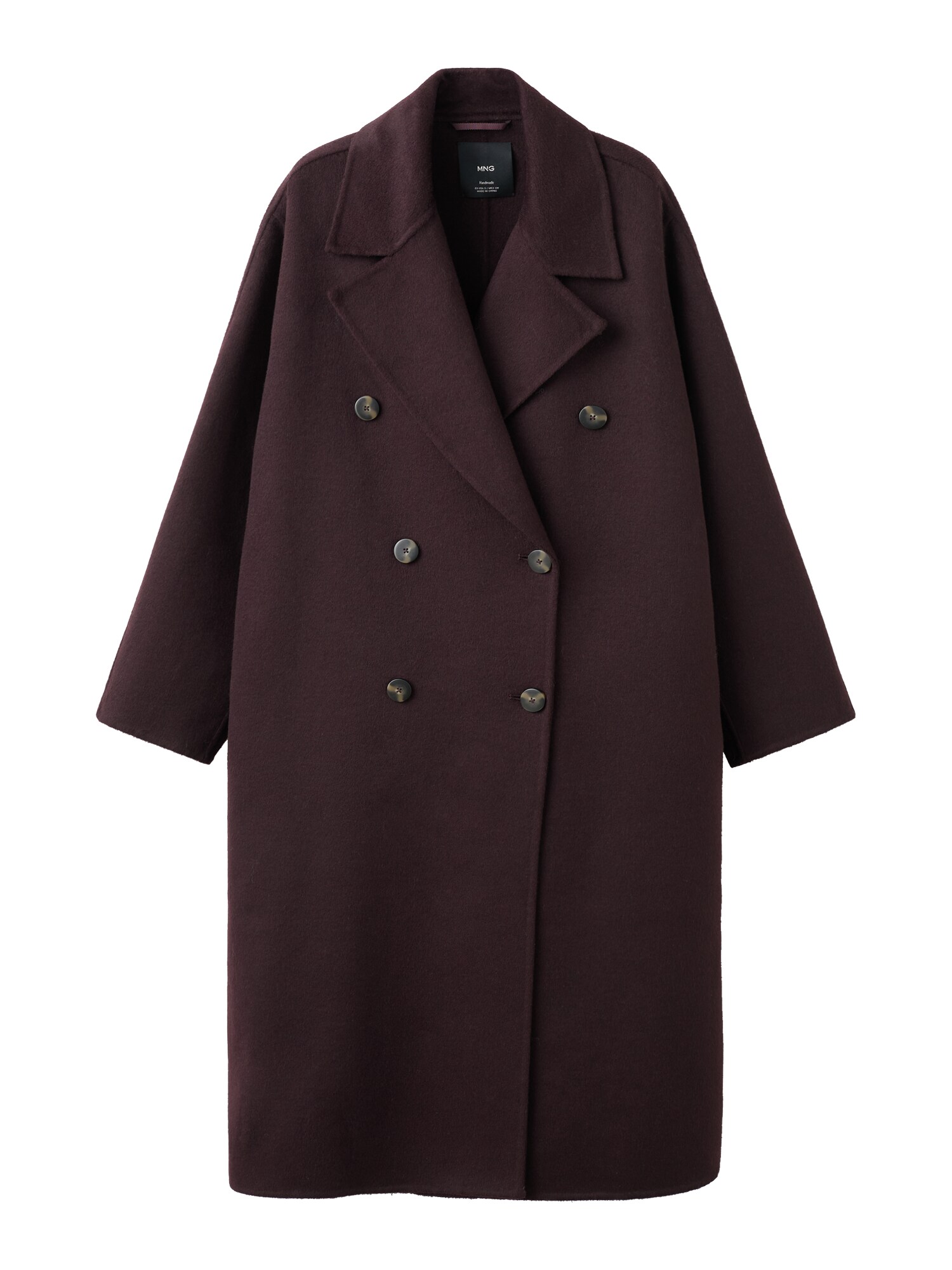 MANGO Palton de primăvară-toamnă PICAROL  roşu închis