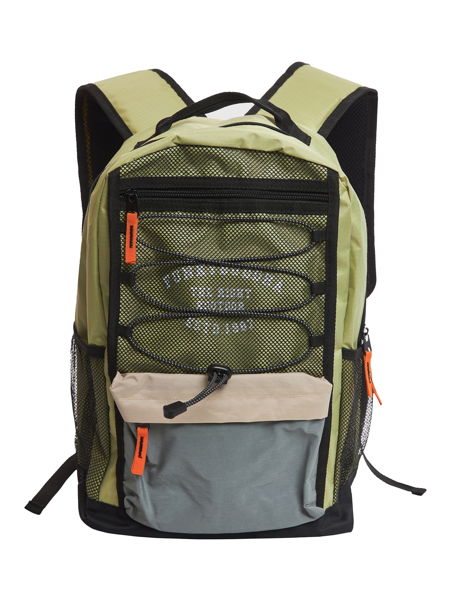 Funky Buddha Rucsac  bej deschis / albastru fumuriu / kaki