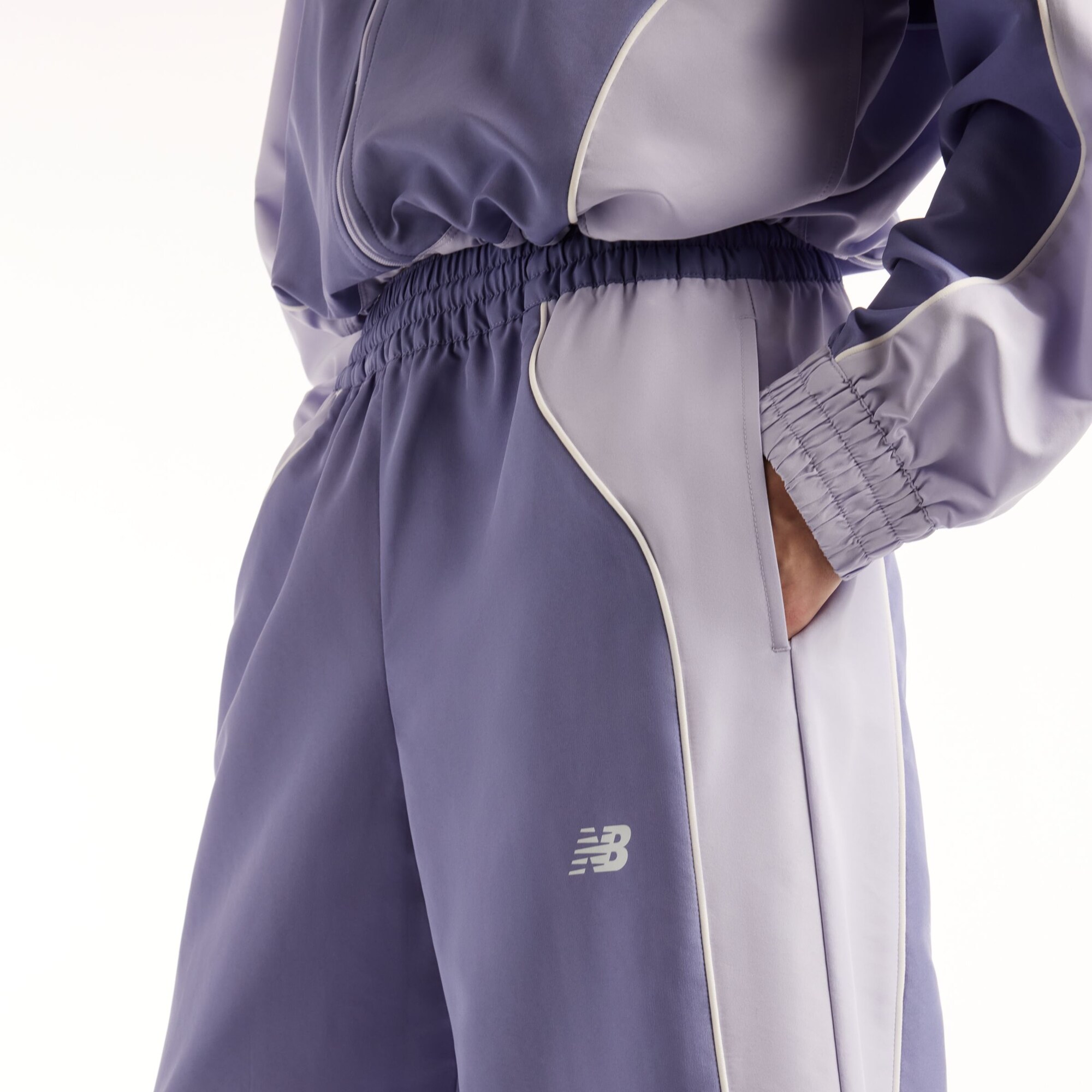 New balance Pantalón 'Trackside'  lavanda / lila claro / blanco – imagen 4
