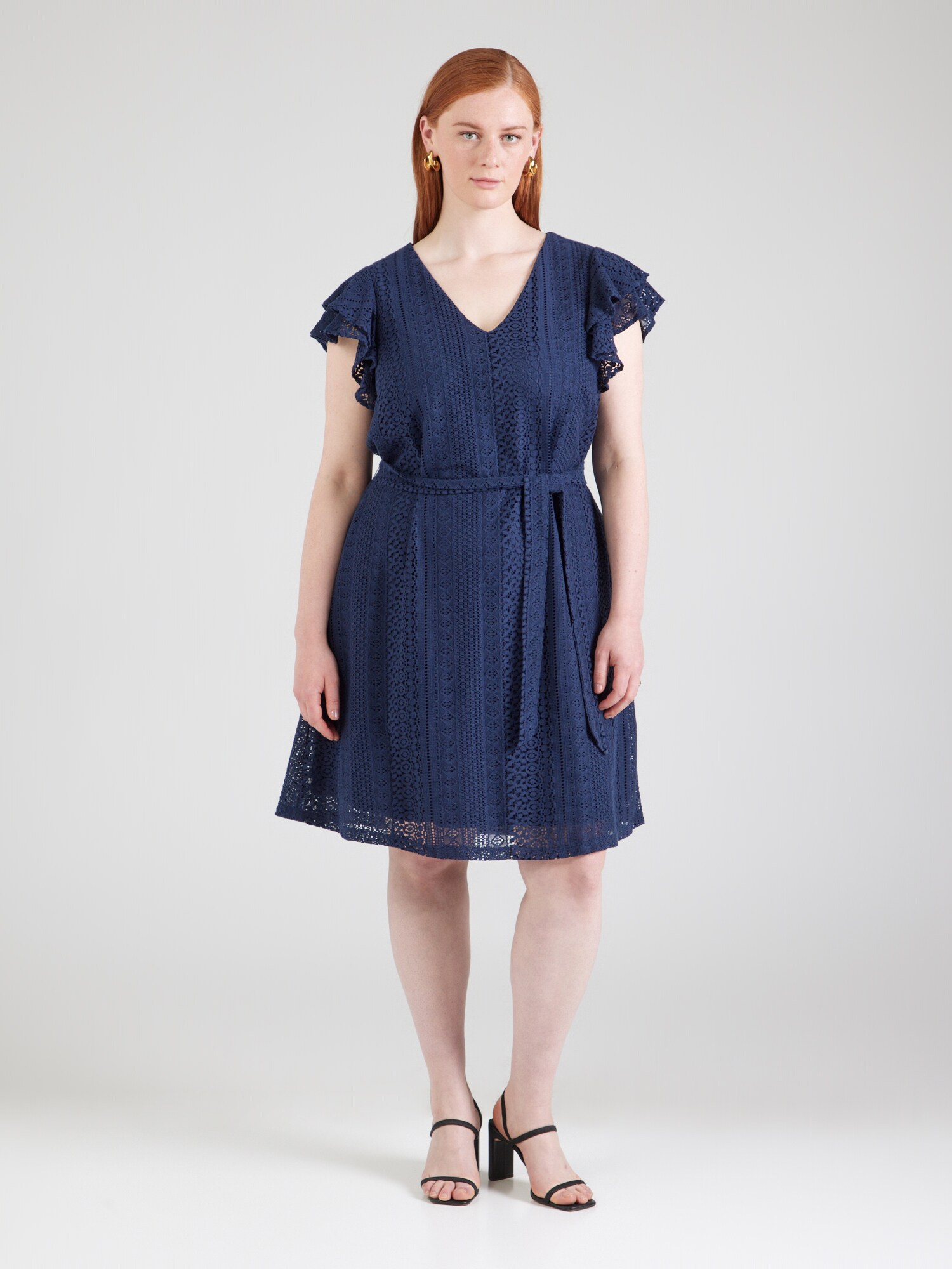 Vero Moda Curve Ruha 'VMCHoney'  tengerészkék termék 2. képe