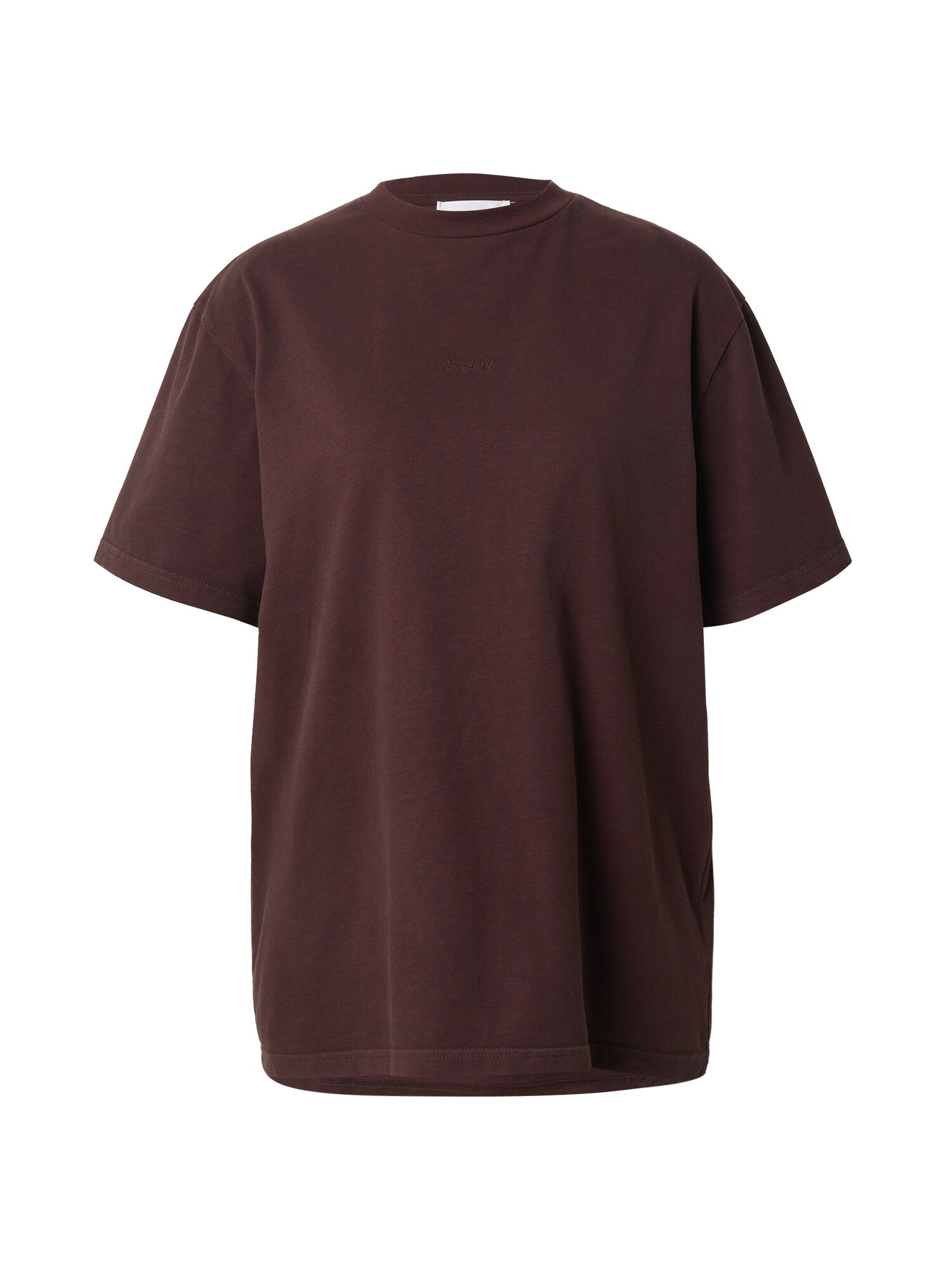 OH APRIL Tricou 'Good Karma'  castaniu / roz