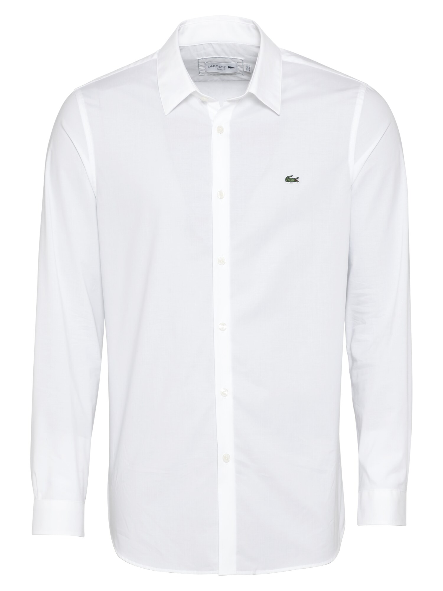 LACOSTE Dalykiniai marškiniai  balta