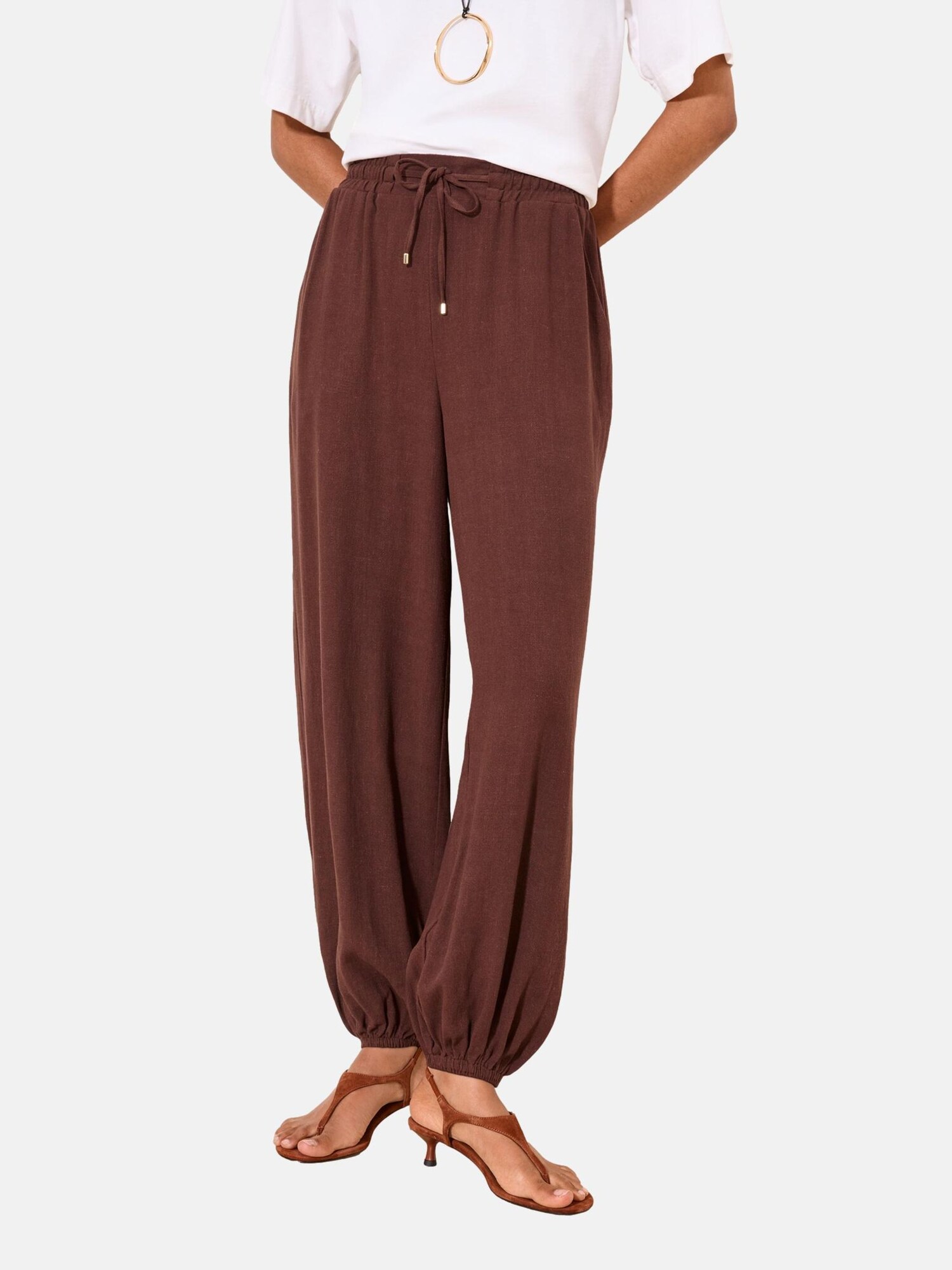 Lipsy Pantalón  chocolate