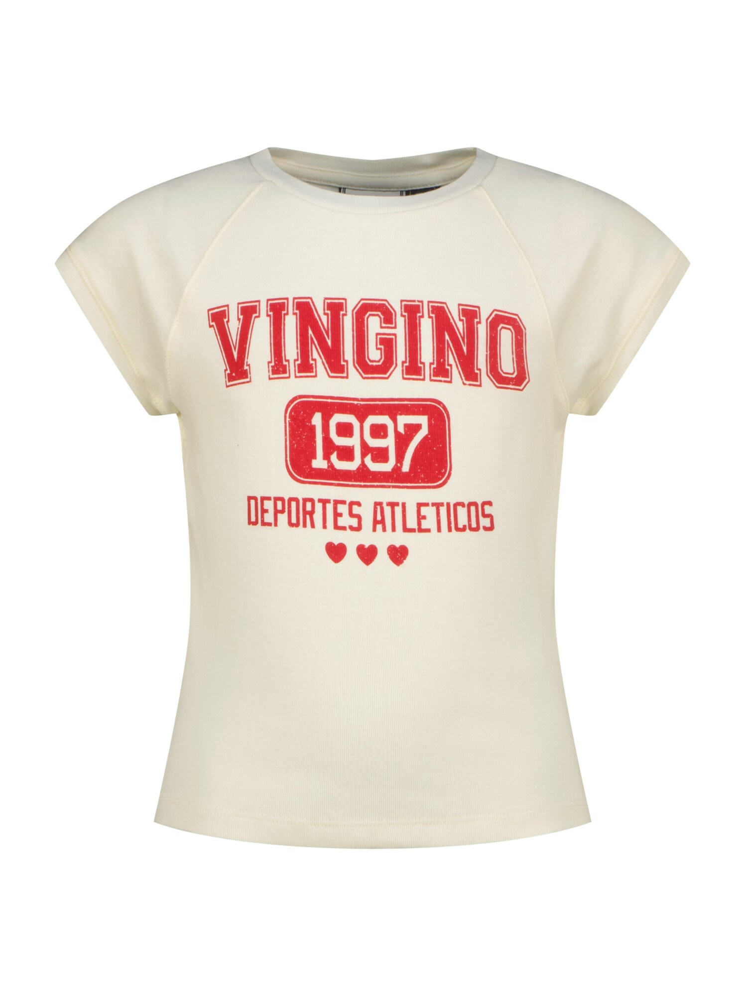 VINGINO Tricou Houla  fildeş / roșu