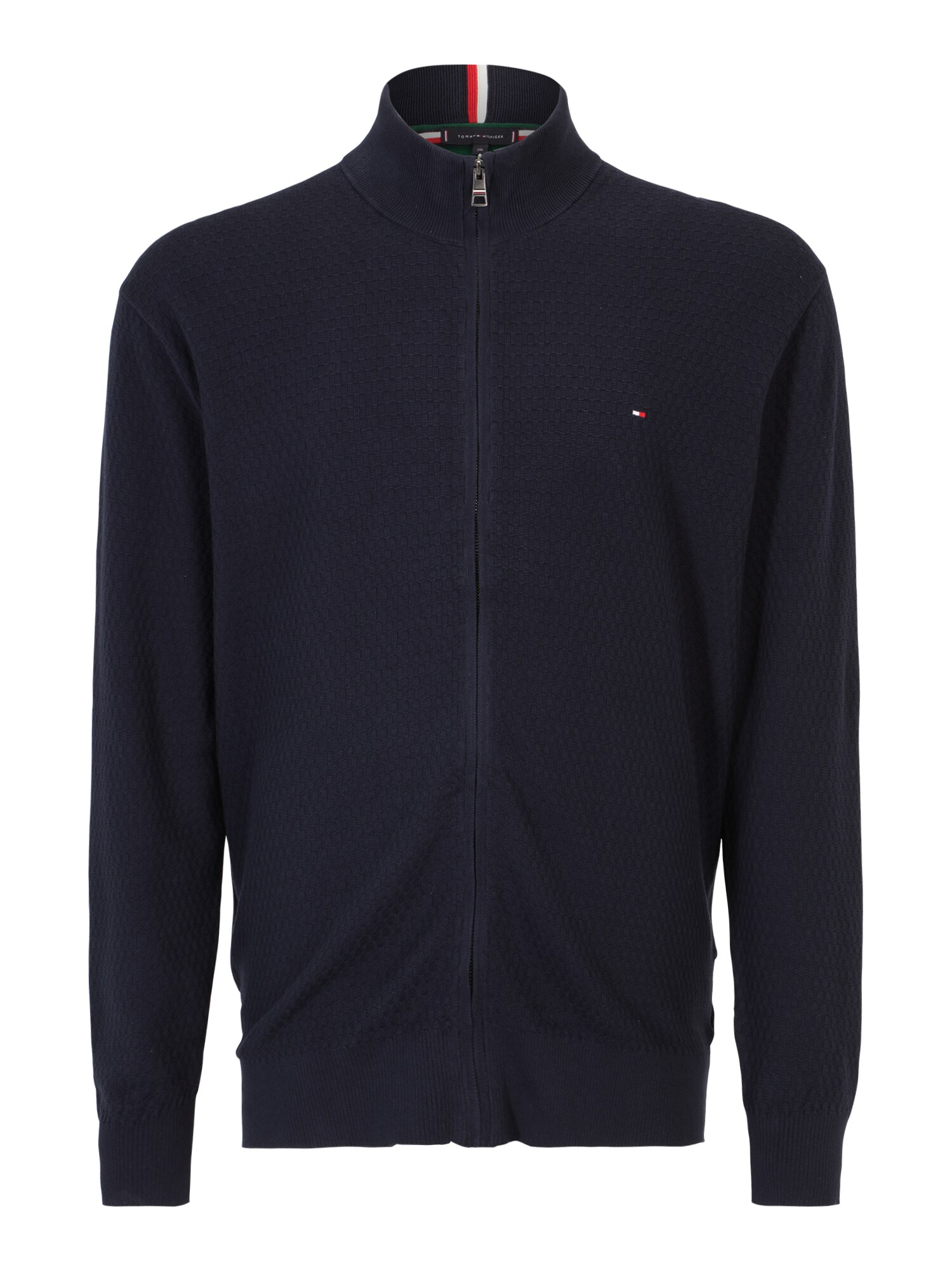 Tommy Hilfiger Big & Tall Casaco de malha  navy / vermelho vivo / branco