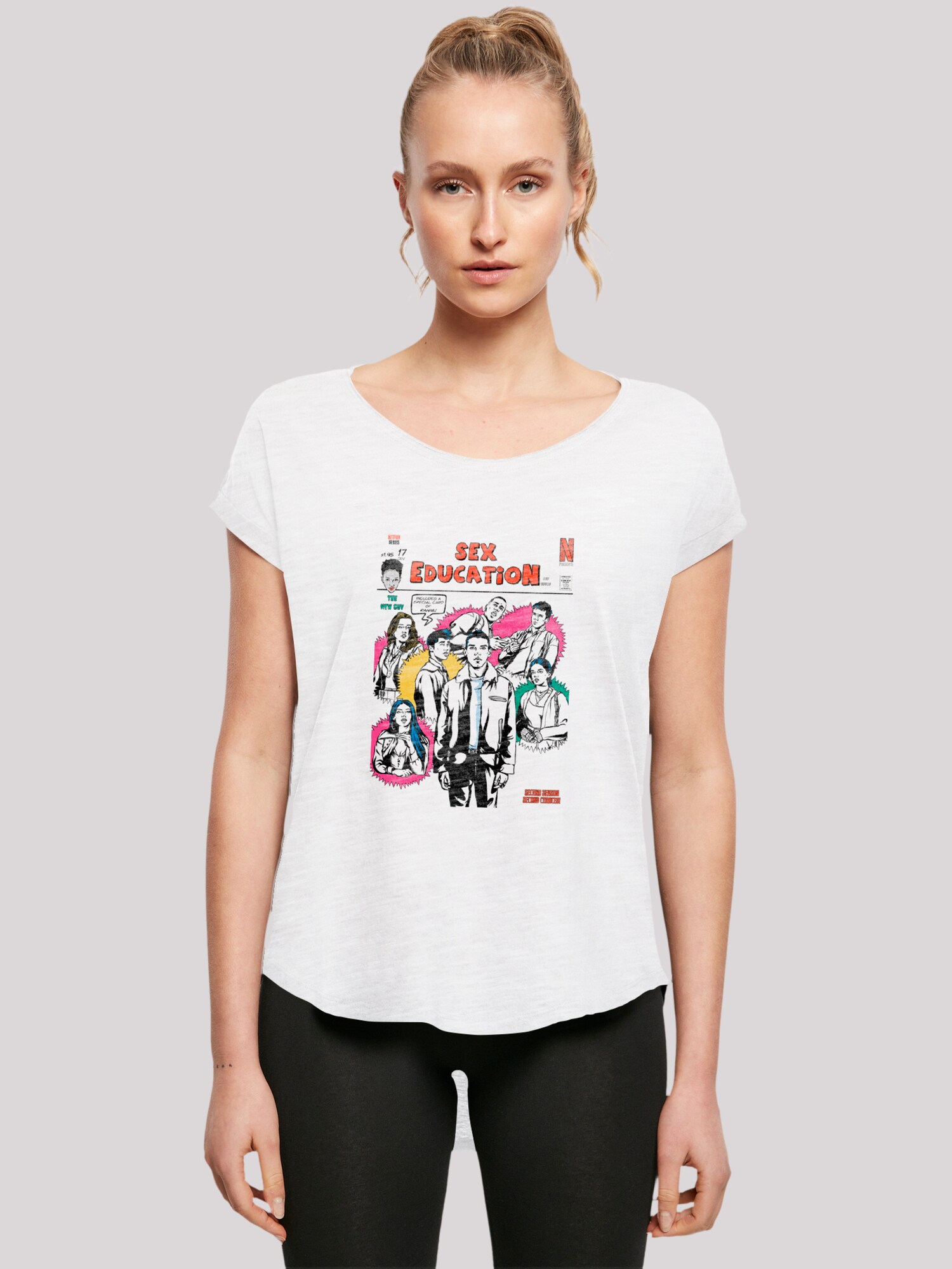 Thumbnail - F4NT4STIC T-Shirt Sex Education Magazine Cover Netflix TV Series