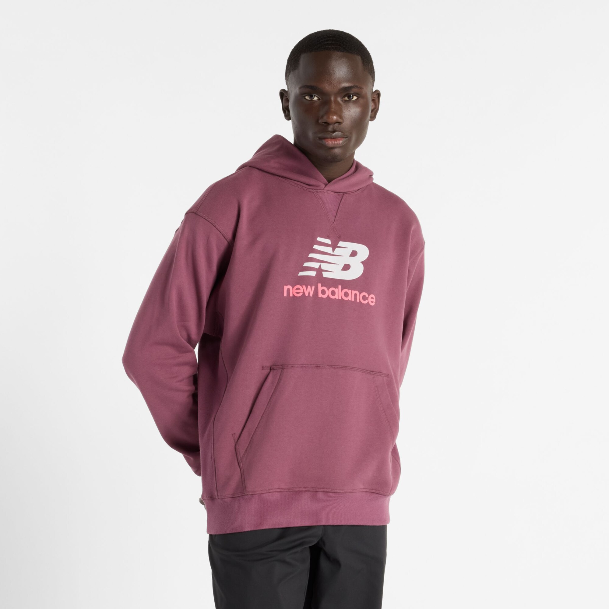 New balance Sudadera 'Athletics' ciruela / pitaya / blanco – imagen 2