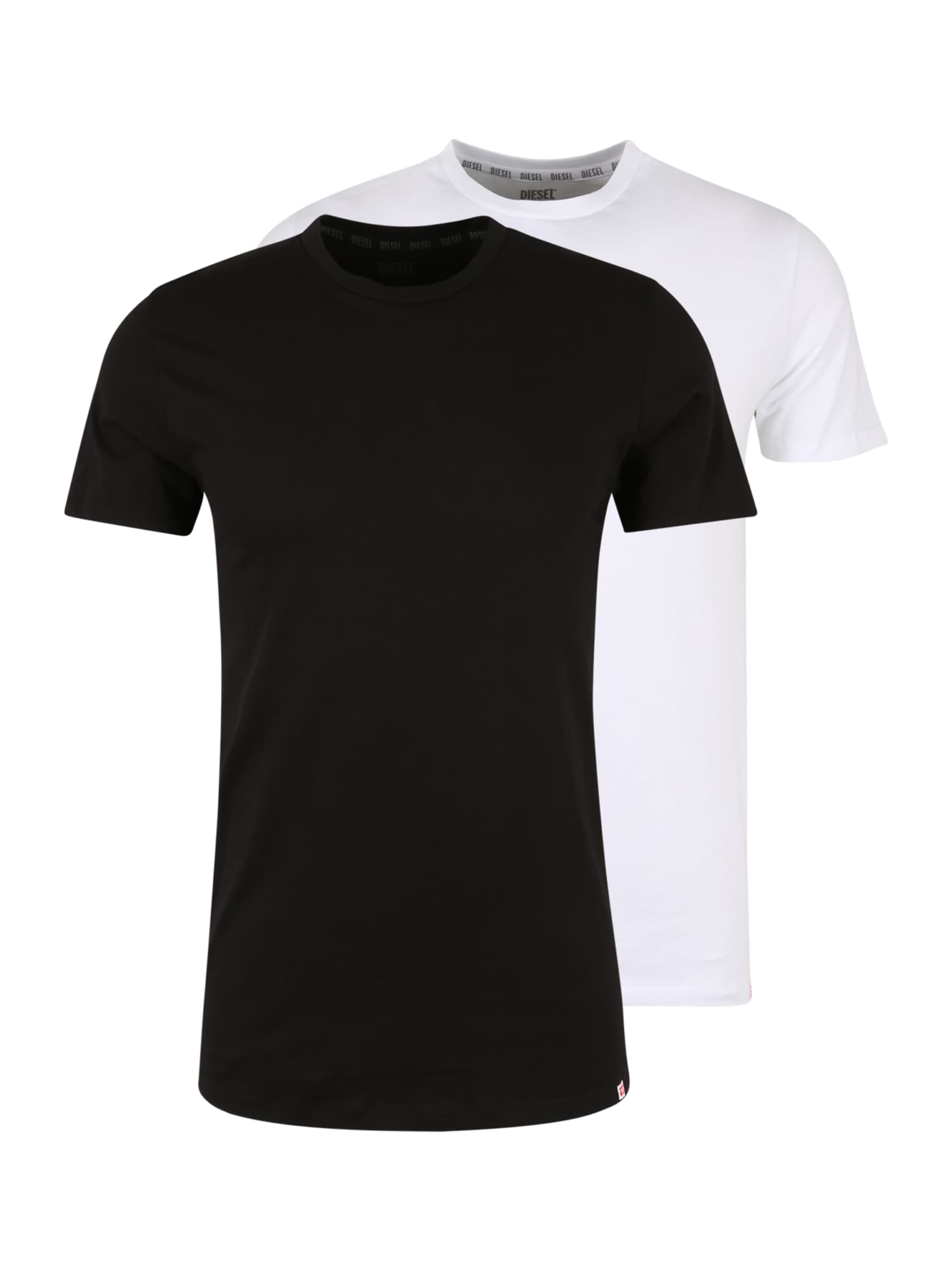 DIESEL Apatiniai marškinėliai 'RANDAL' juoda / balta