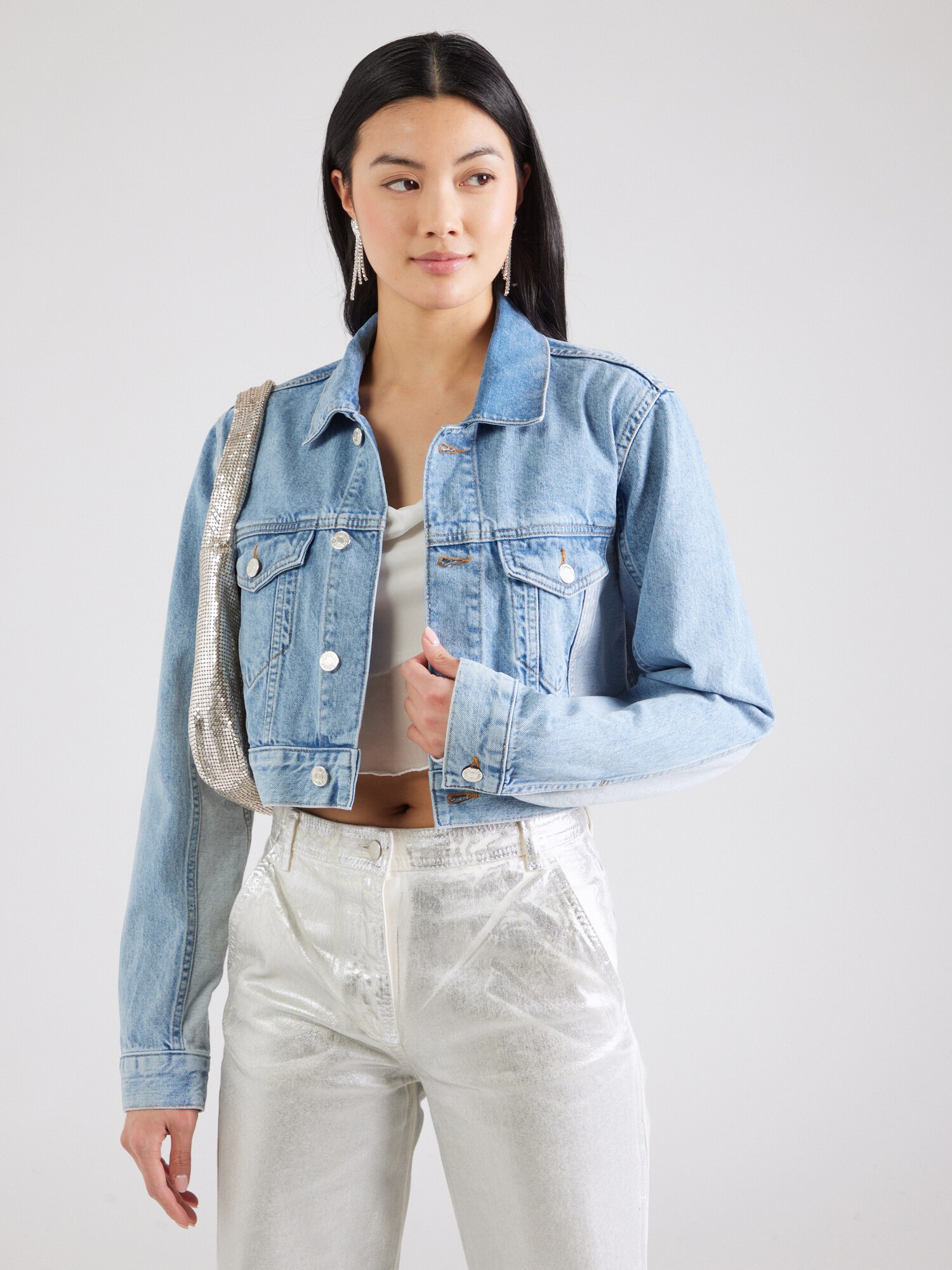Moschino Jeans Átmeneti dzseki  kék farmer / pasztellkék termék 2. képe