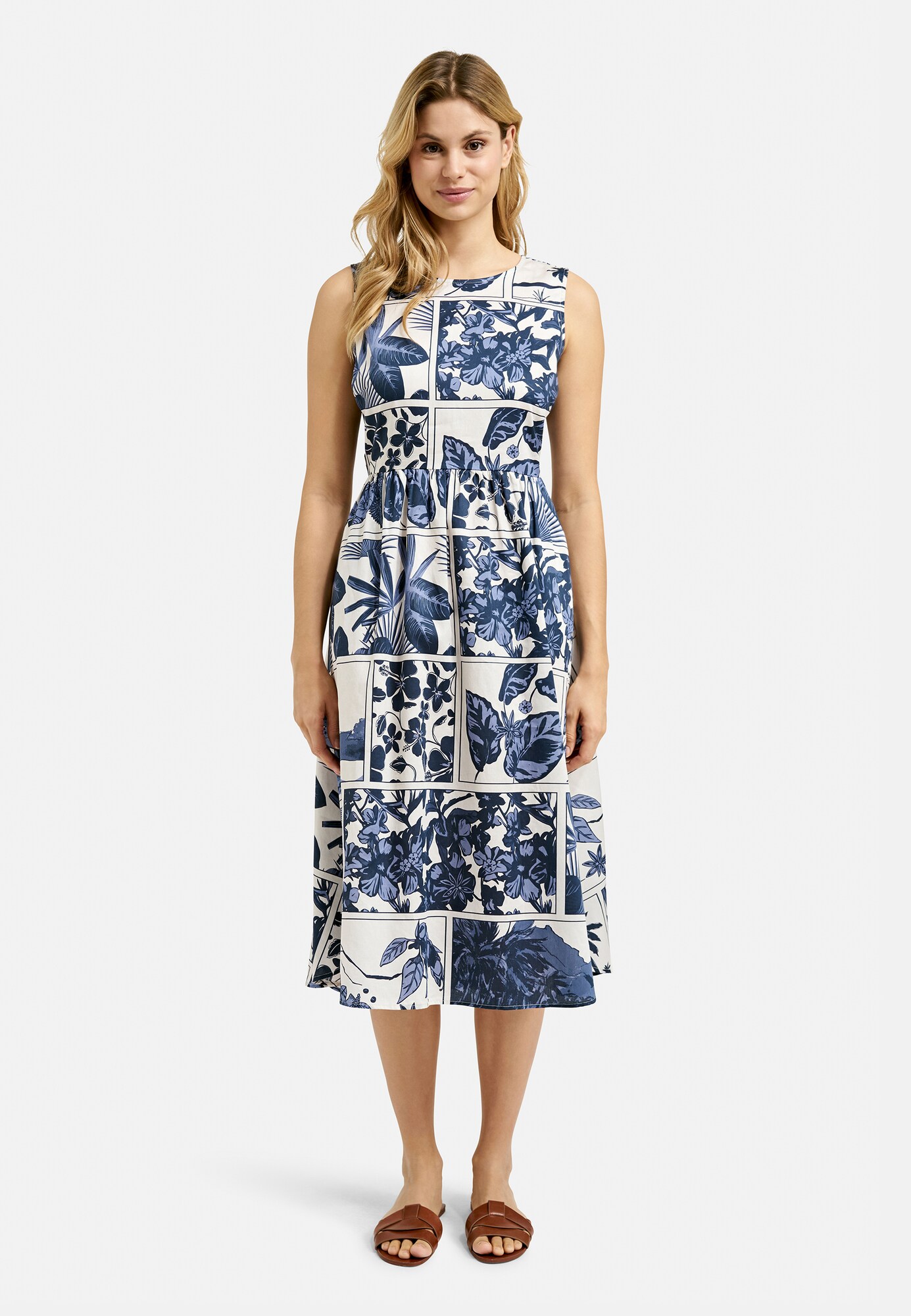 Thumbnail - Smith&Soul Midikleid gemustert mit Cut-Out am Rücken