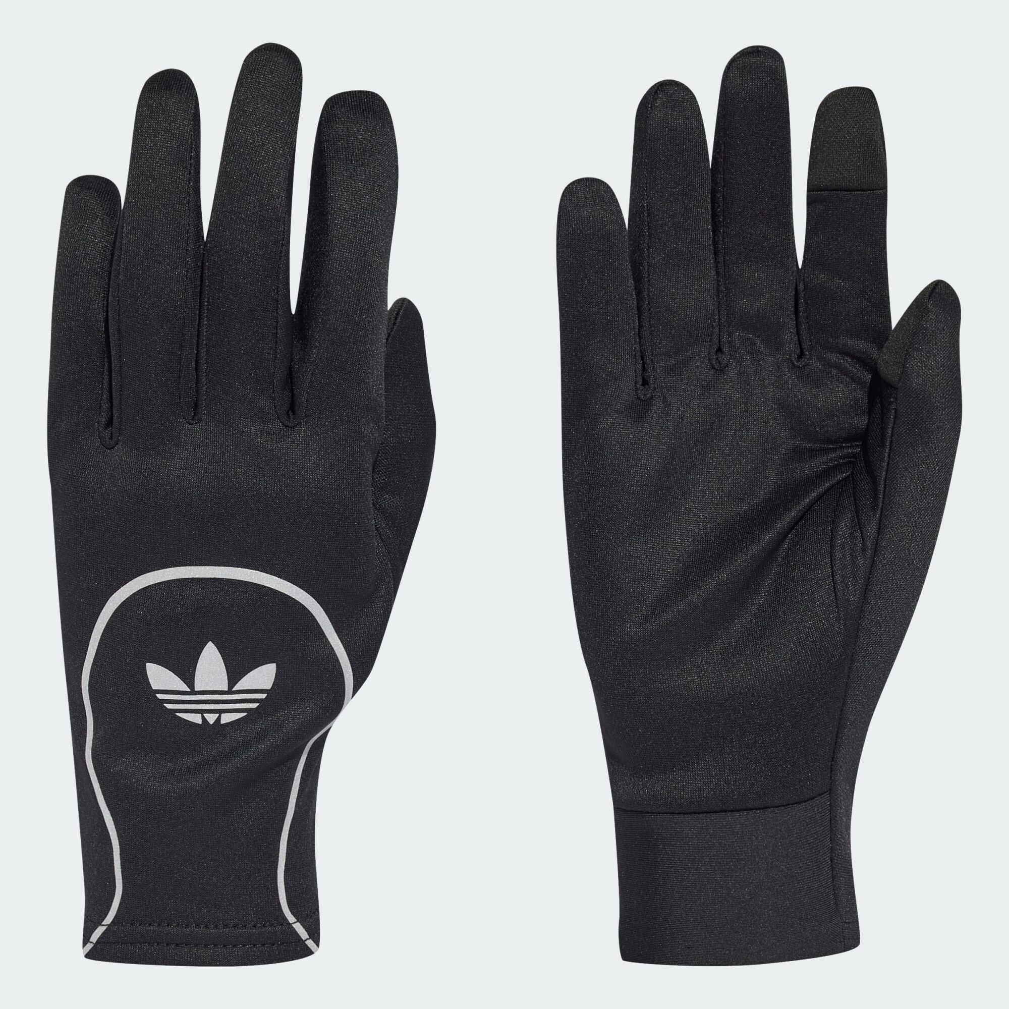 ADIDAS ORIGINALS Guantes con dedos 'Climacool'  negro / blanco – imagen 4