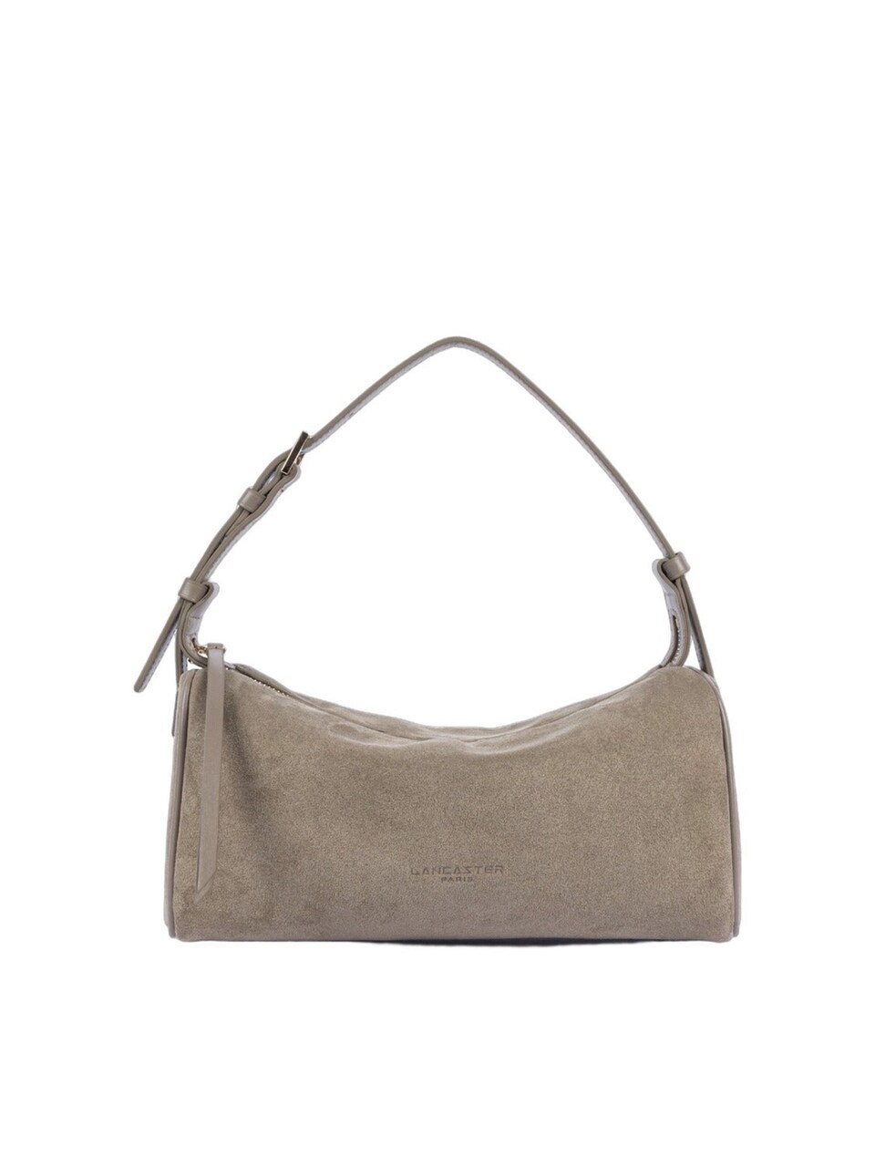 Handväska 'Lancaster Sac rectangle Zippé M Suède Galet'