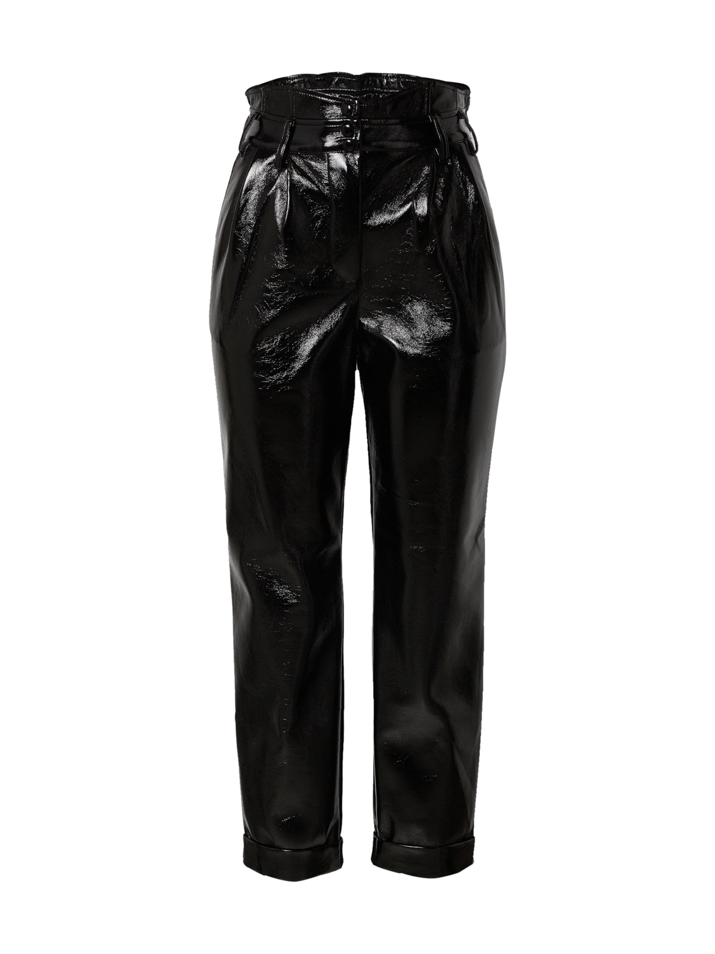 River Island Klostuotos kelnės juoda 