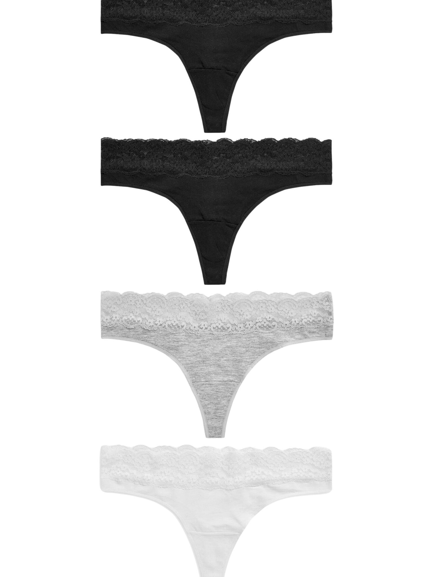 Next Tanga  gri / negru / alb