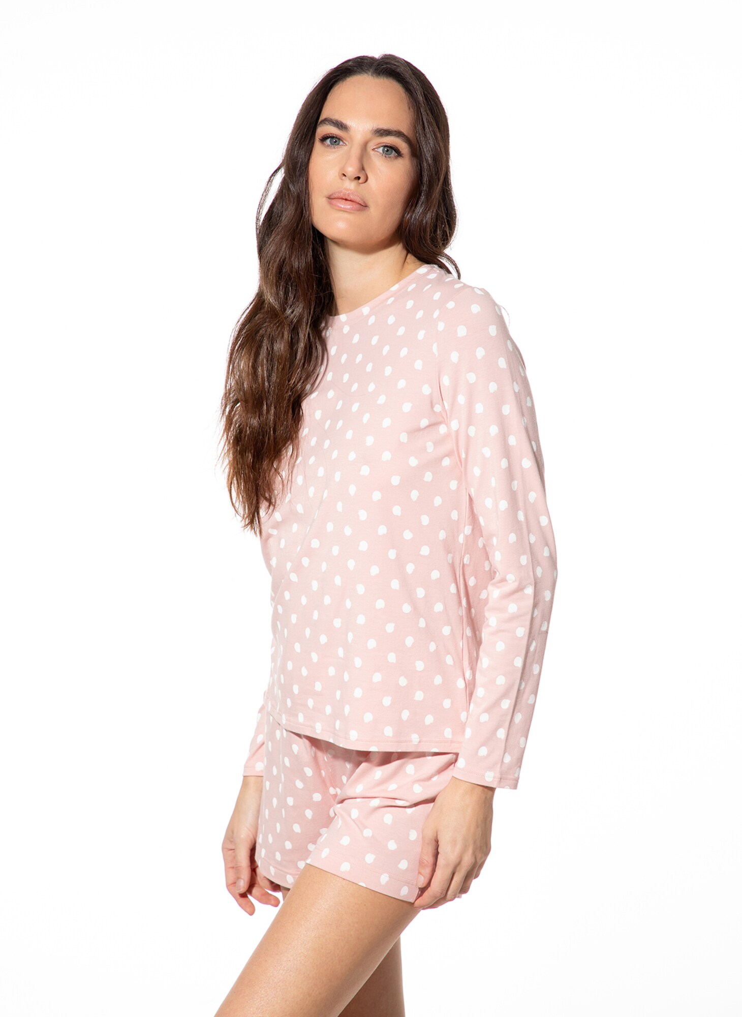 Sanetta Camicia da notte  rosa / bianco