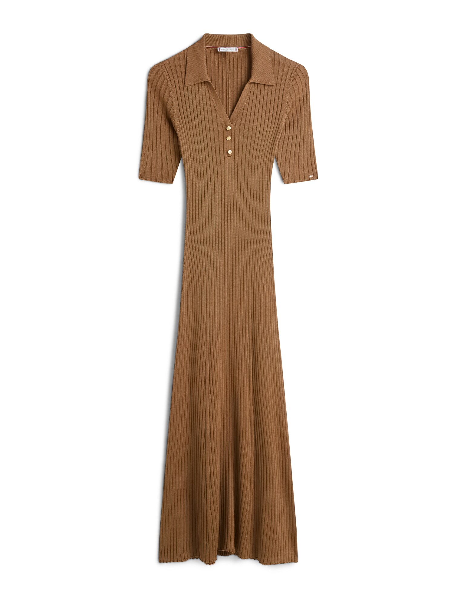 TOMMY HILFIGER Rochie tricotat  maro deschis