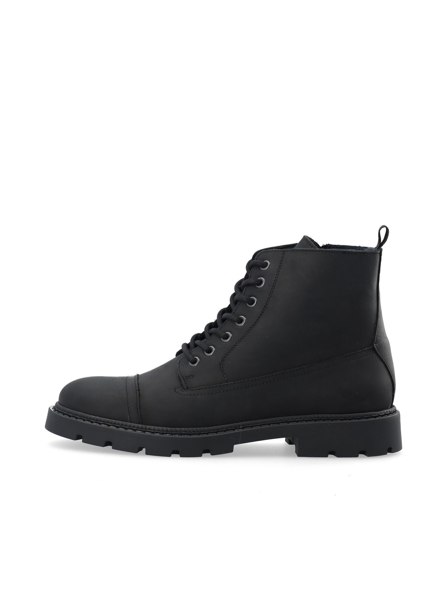 Bianco Botas con cordones 'Jeff'  negro