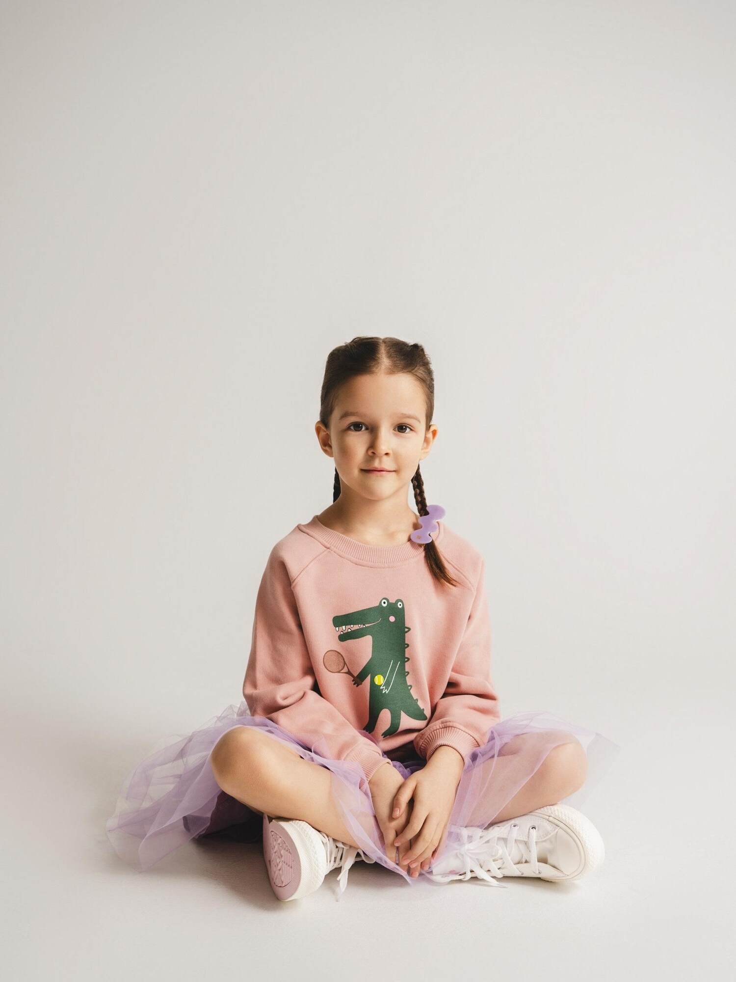 Thumbnail - SATURNDAY Kleid Krokodil Tennis