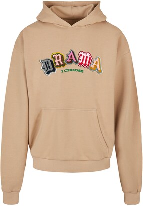 MT Upscale Sweatshirt ‘Drama I Choose’ Sand / Geel / Groen / Pink