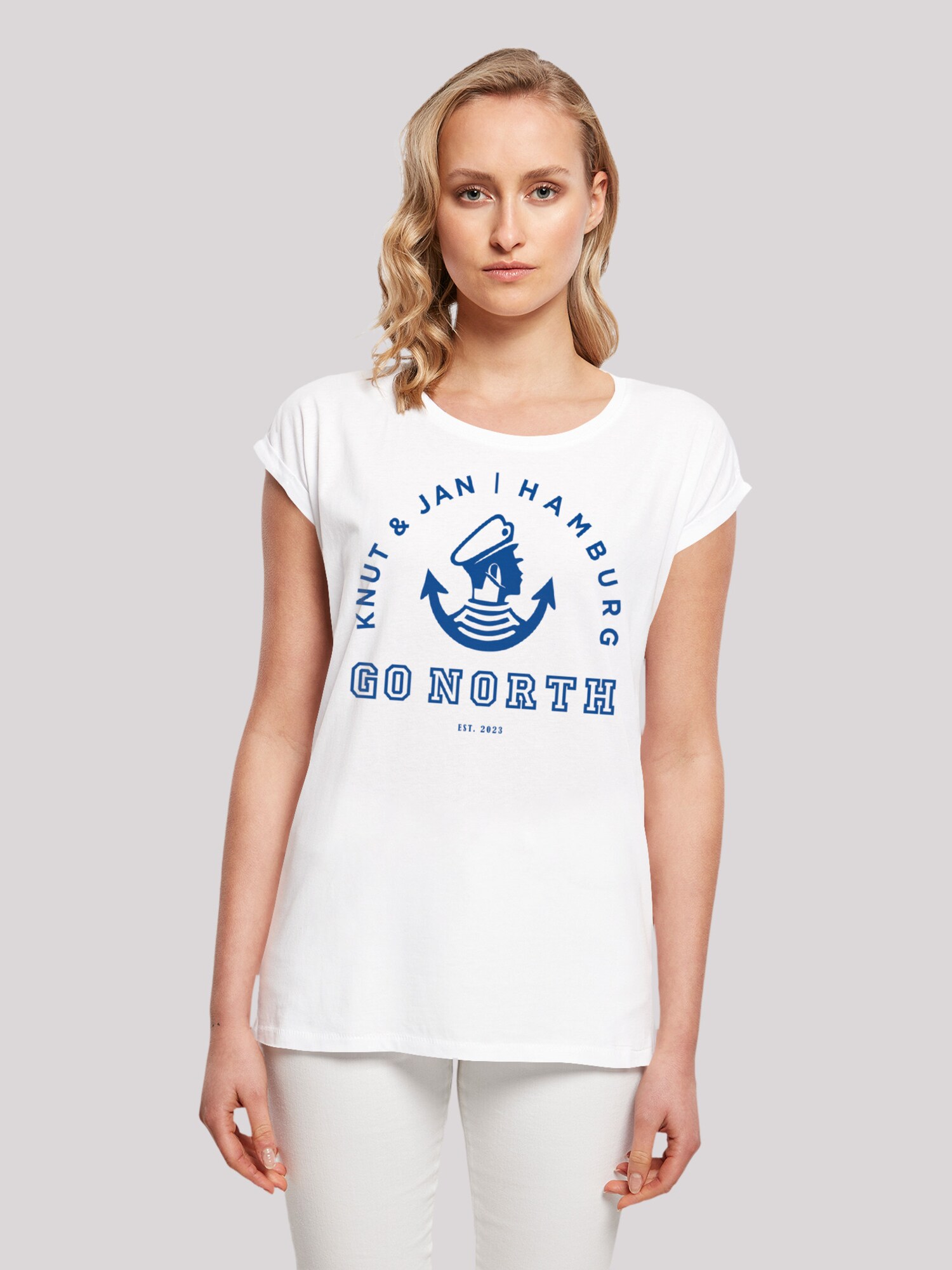 Thumbnail - F4NT4STIC Shirt Go North Knut & Jan Hamburg Logo Knut & Jan Hamburg