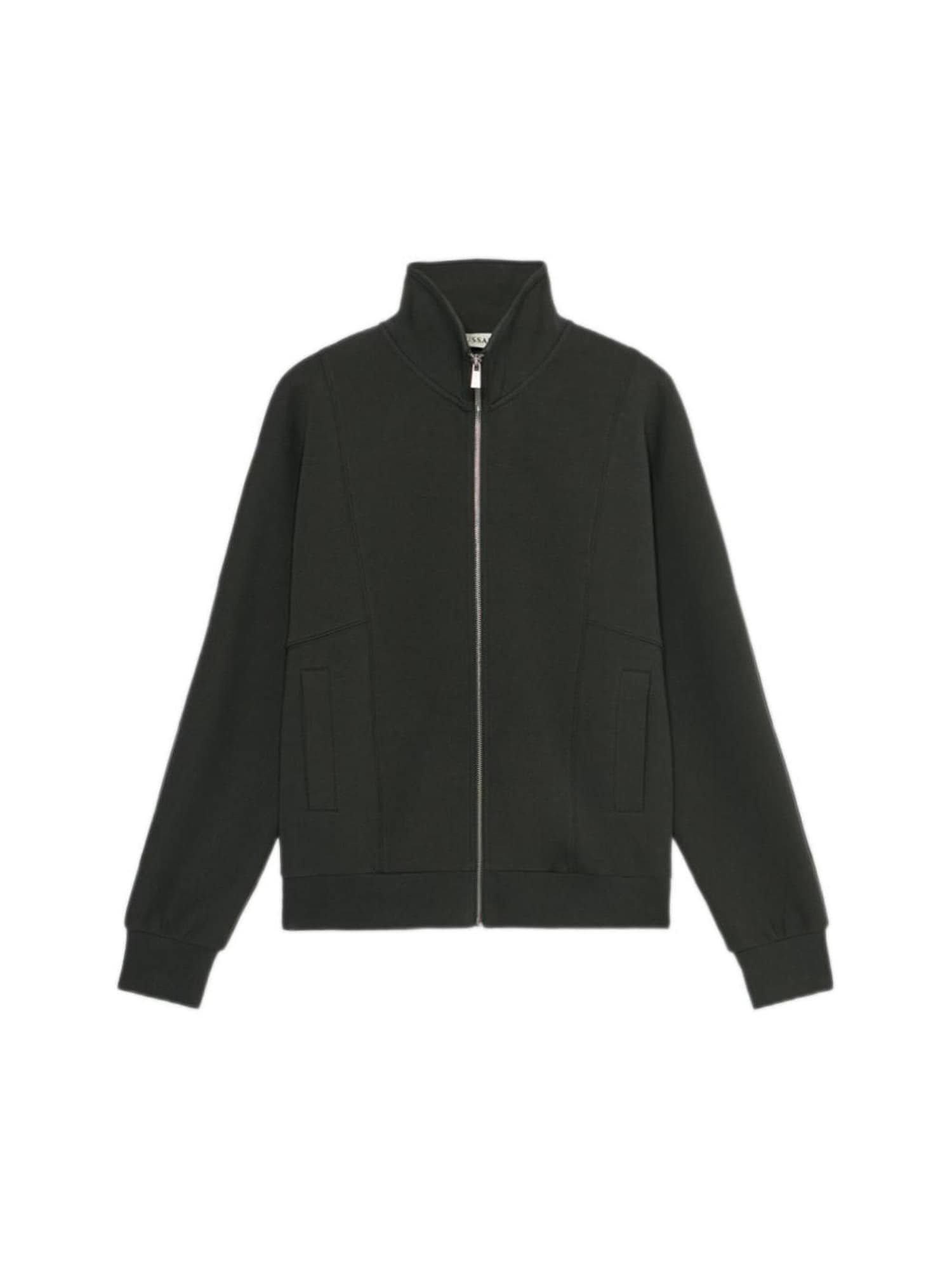 Trussardi Sudadera con cremallera verde