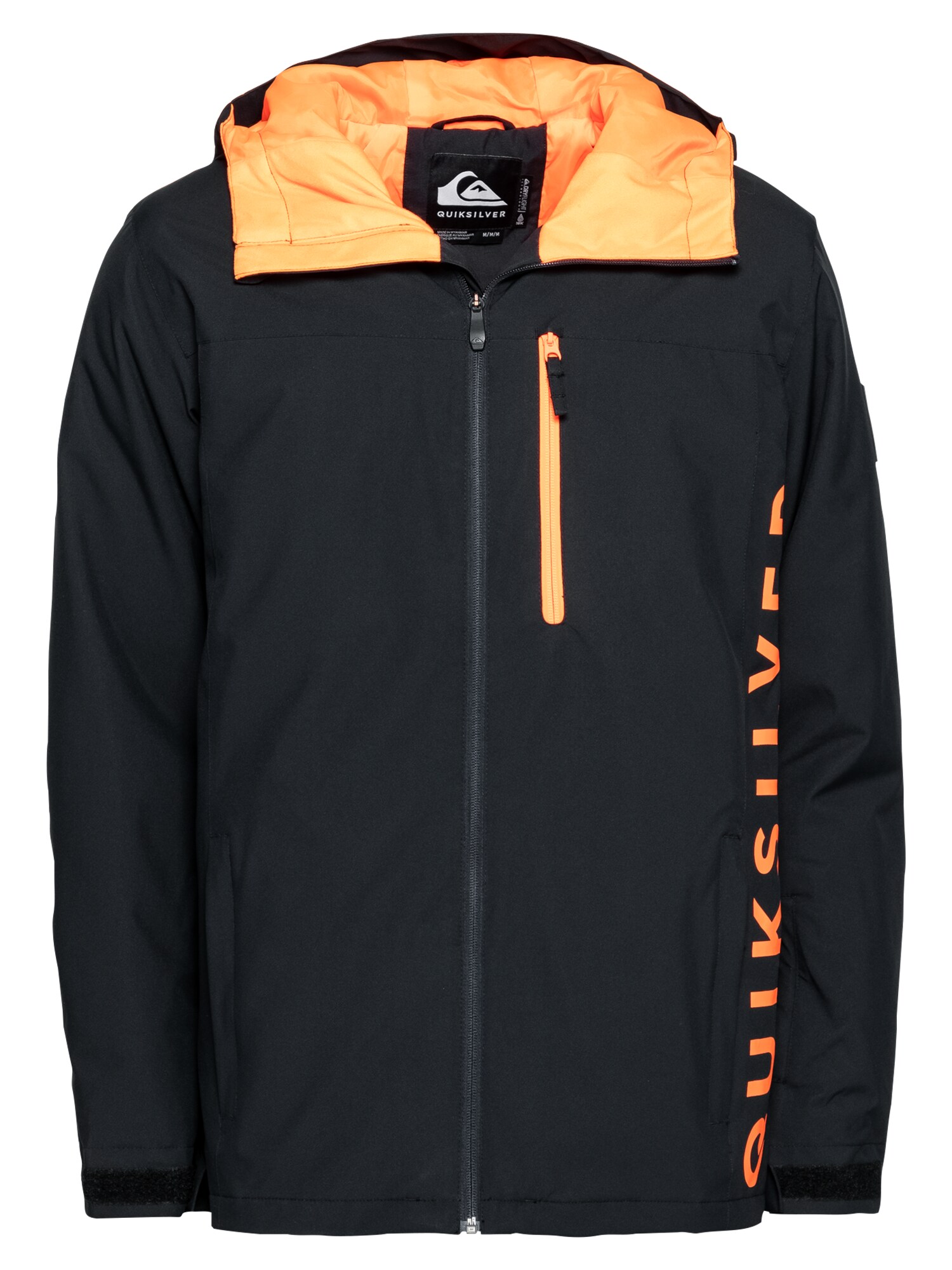 QUIKSILVER Laisvalaikio striukė 'MORTON'  oranžinė / juoda