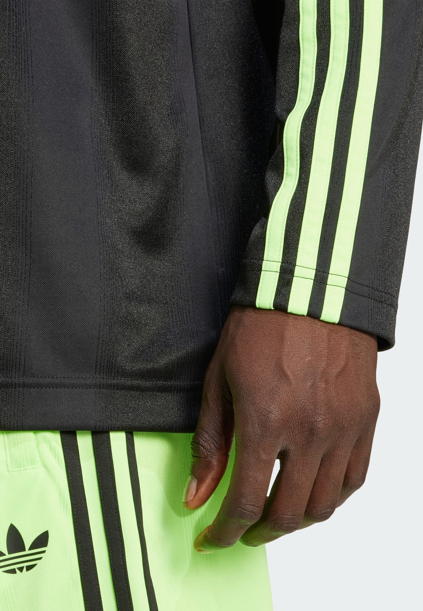 ADIDAS ORIGINALS Tričko 'Adicolor' neónovo zelená / čierna (obrázok 5)