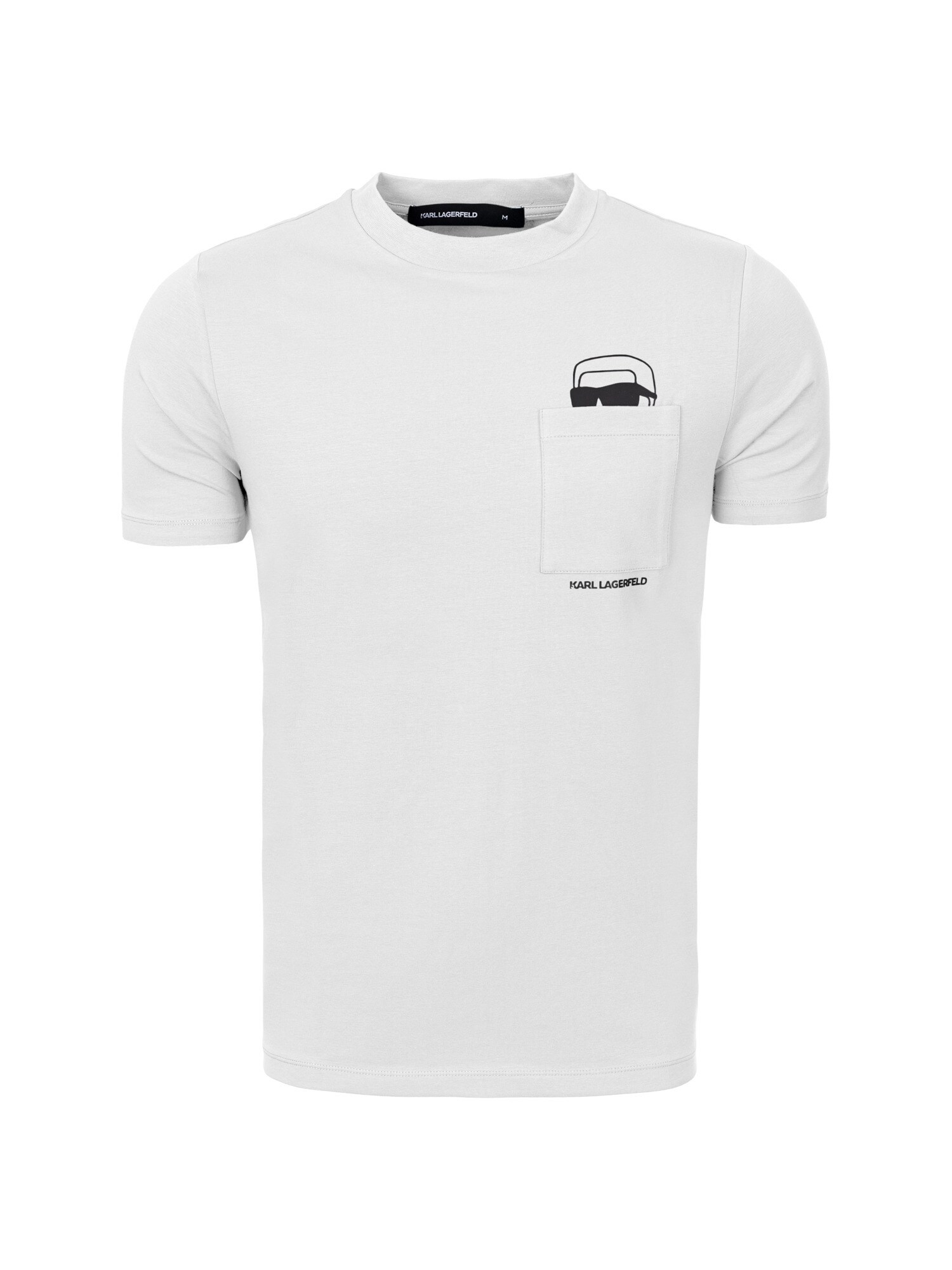 Karl Lagerfeld Camiseta  negro / blanco