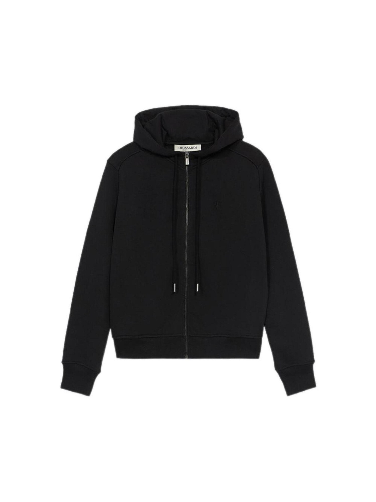 Trussardi Sudadera con cremallera negro