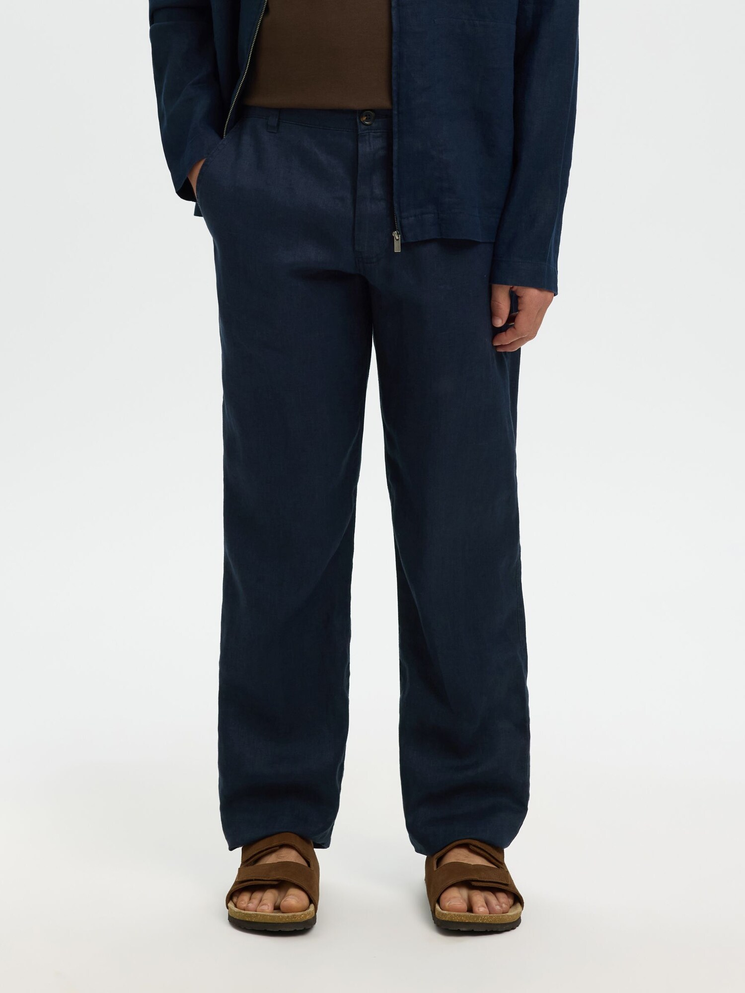 SELECTED Pantalón '196 Straight'  navy
