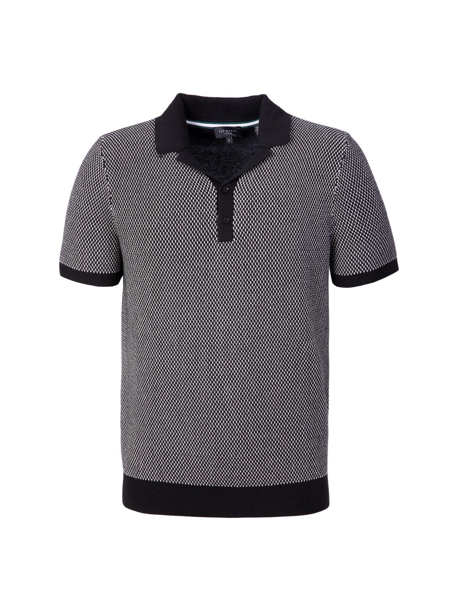 Ted Baker Camiseta 'Gregry'  negro / blanco