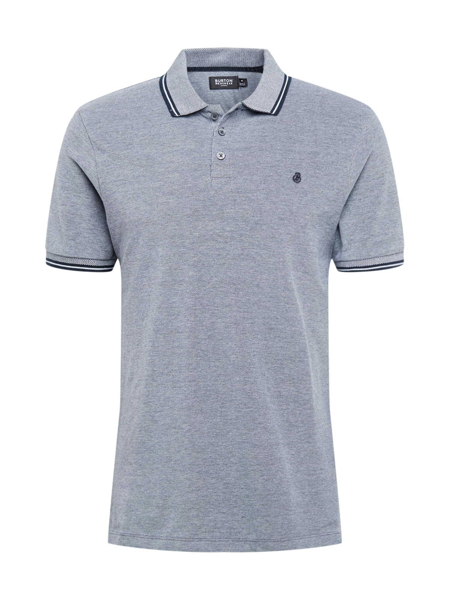 BURTON MENSWEAR LONDON Marškinėliai  tamsiai mėlyna / pilka