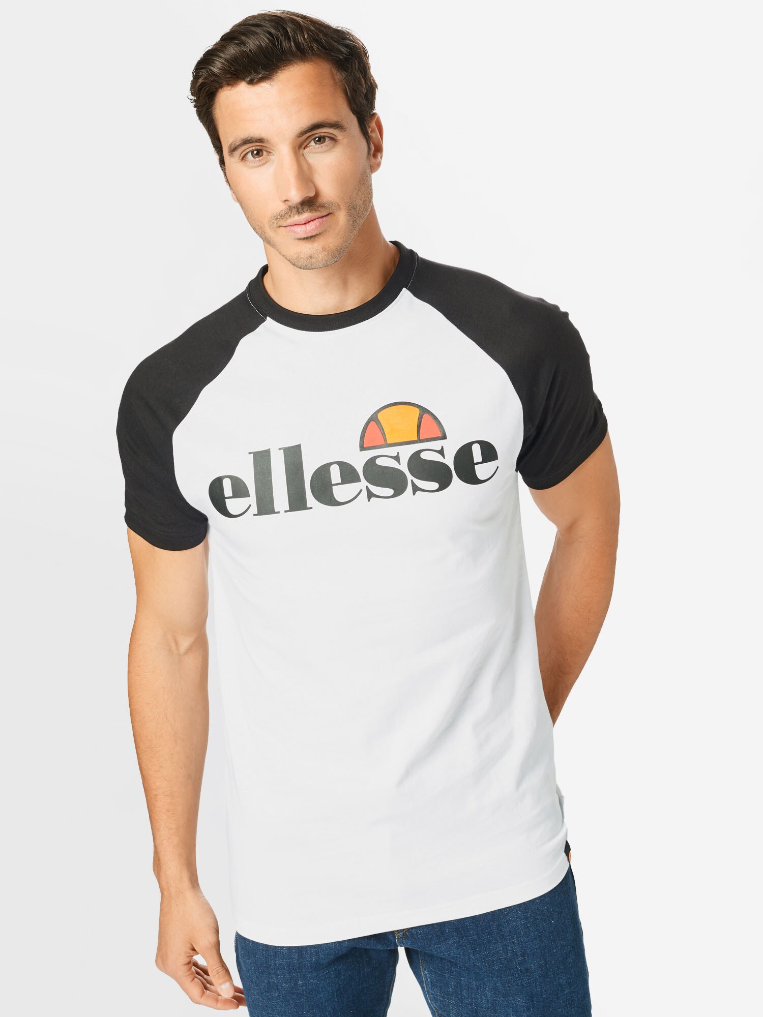 ELLESSE Póló 'Corp'  mandarin / piros / fekete / fehér termék 2. képe
