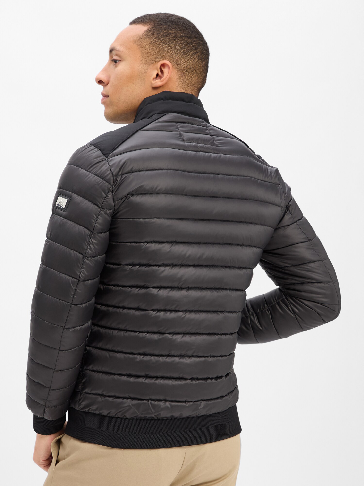 Karl Lagerfeld Chaqueta de entretiempo  negro
