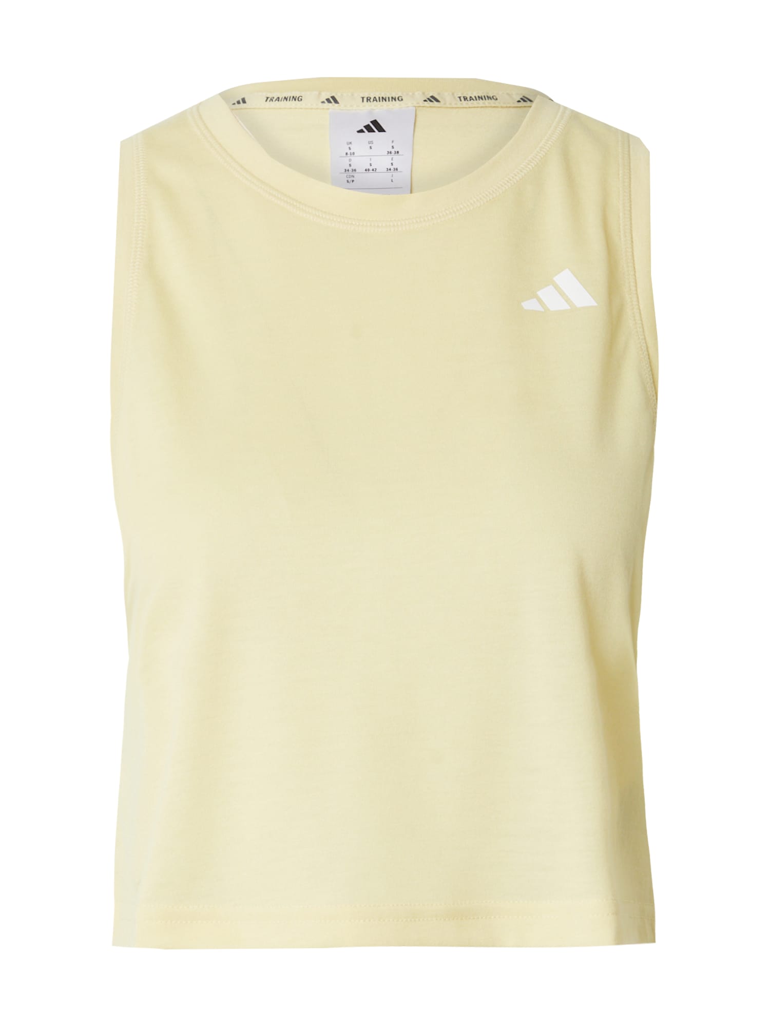 ADIDAS PERFORMANCE Sport top  sárga / fehér akciós termékkép 1