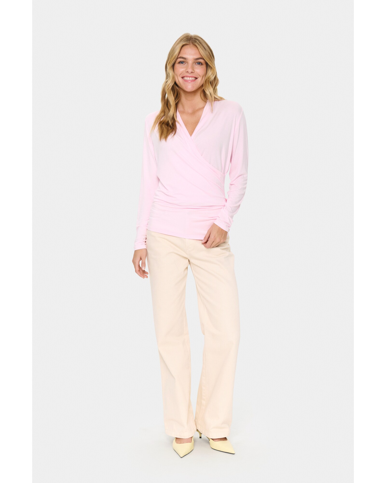 SAINT TROPEZ Camiseta  rosa pastel