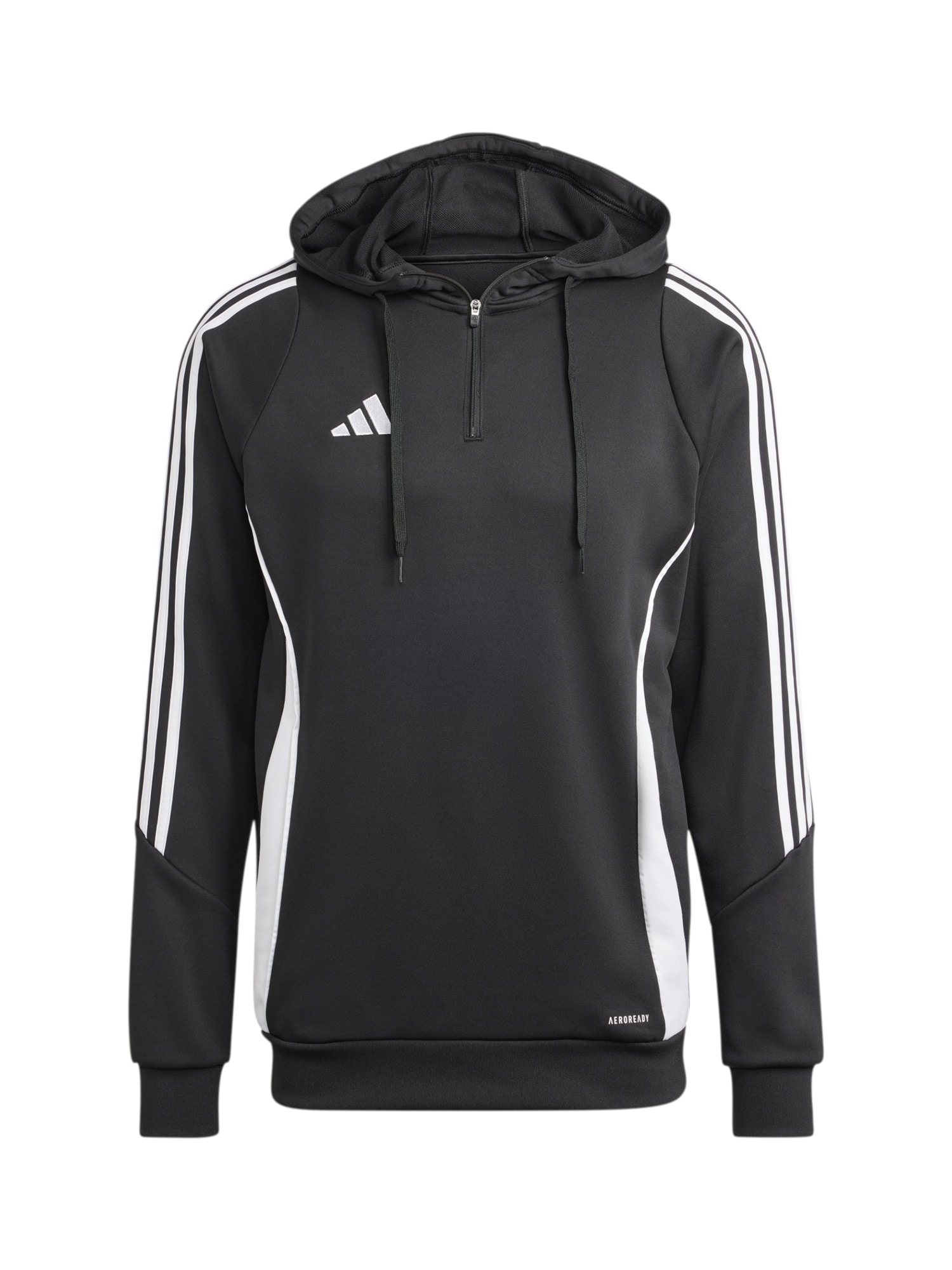 ADIDAS PERFORMANCE Hanorac sport 'TIRO 24'  negru / alb